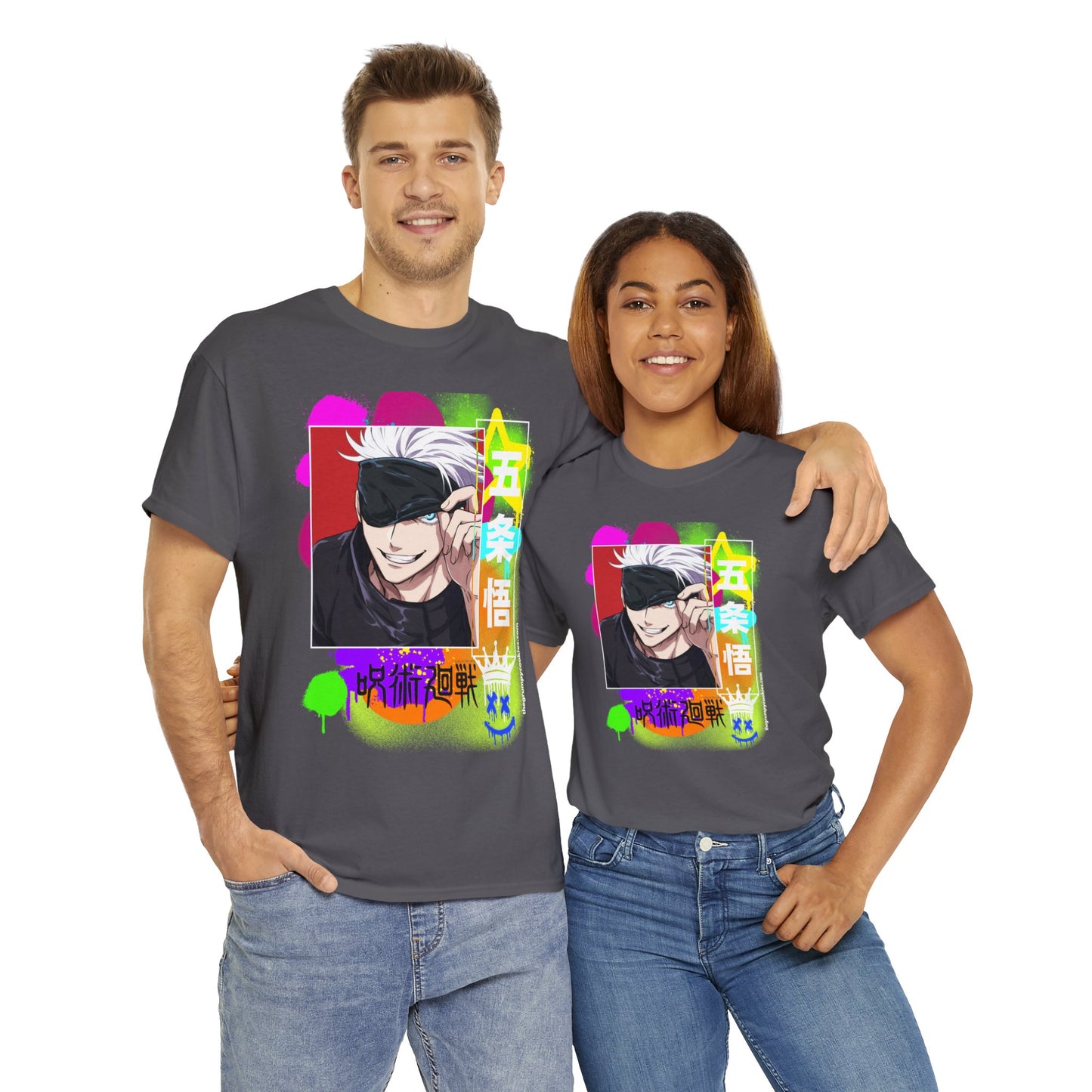 Jujutsu Kaisen - Peekaboo Gojo Unisex Heavy Cotton Tee