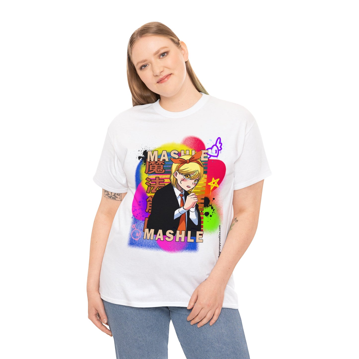 Mashle - Lemon Irvine Graffiti Unisex Heavy Cotton Tee