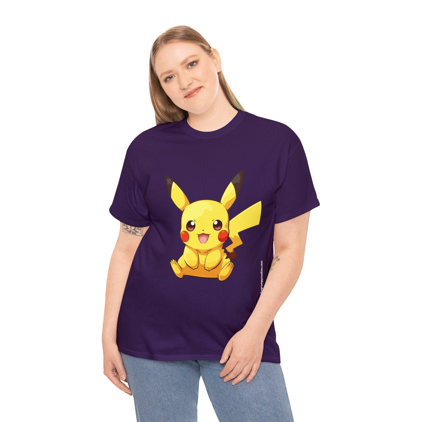 Pokemon - Pika P Unisex Heavy Cotton Tee