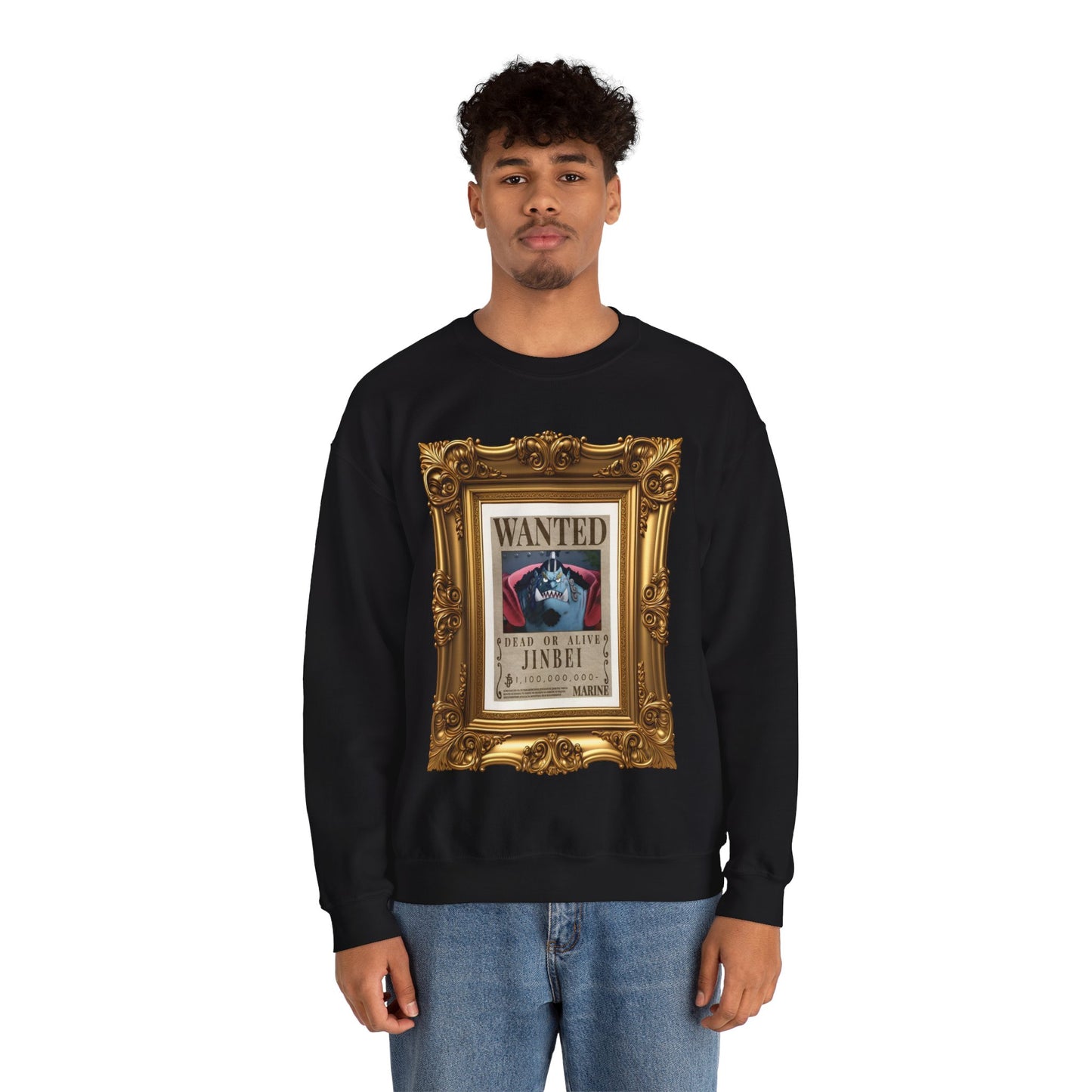 One Piece - Fine Art Jimbei Unisex Heavy Blend™ Crewneck Sweatshirt