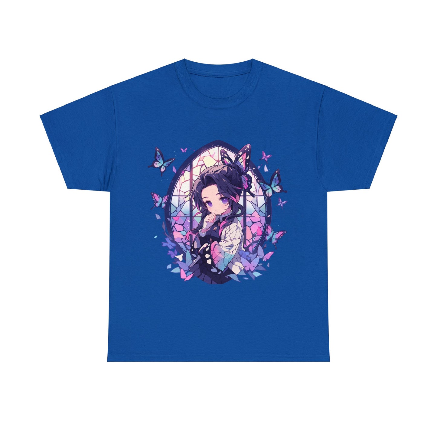 Demon Slayer - Stained Glass Shinobu Kocho Series Unisex Heavy Cotton Tee