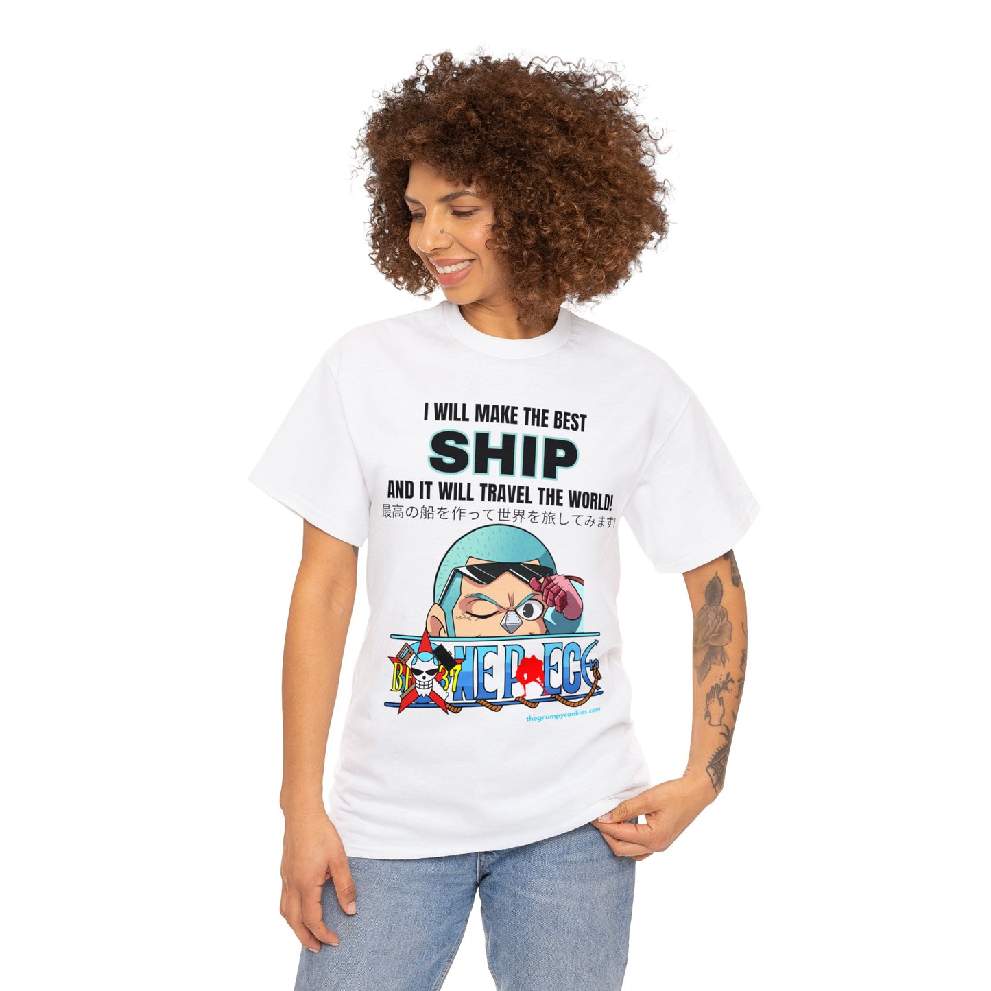 One Piece - World's Greatest Shipwright Unisex Heavy Cotton Tee