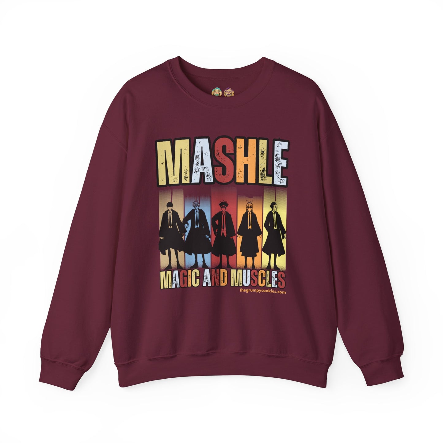 Mashle - Team No Magic Unisex Heavy Blend™ Crewneck Sweatshirt