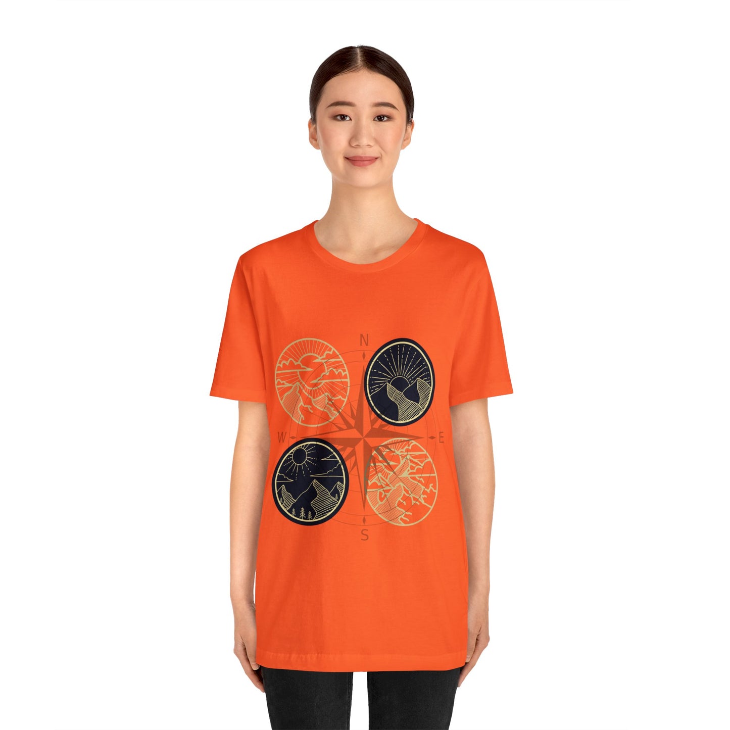 The Grumpy Cookies - Compass Short Sleeve Tee