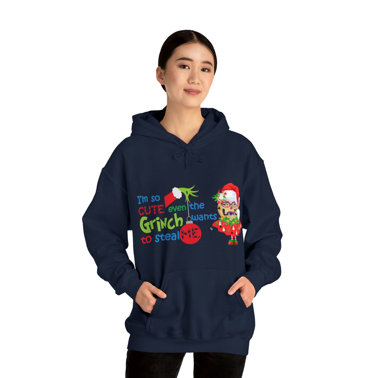 The Grumpy Cookies - Even the Grinch Loves TGC Unisex Heavy Blend™ Hooded Sweatshirt