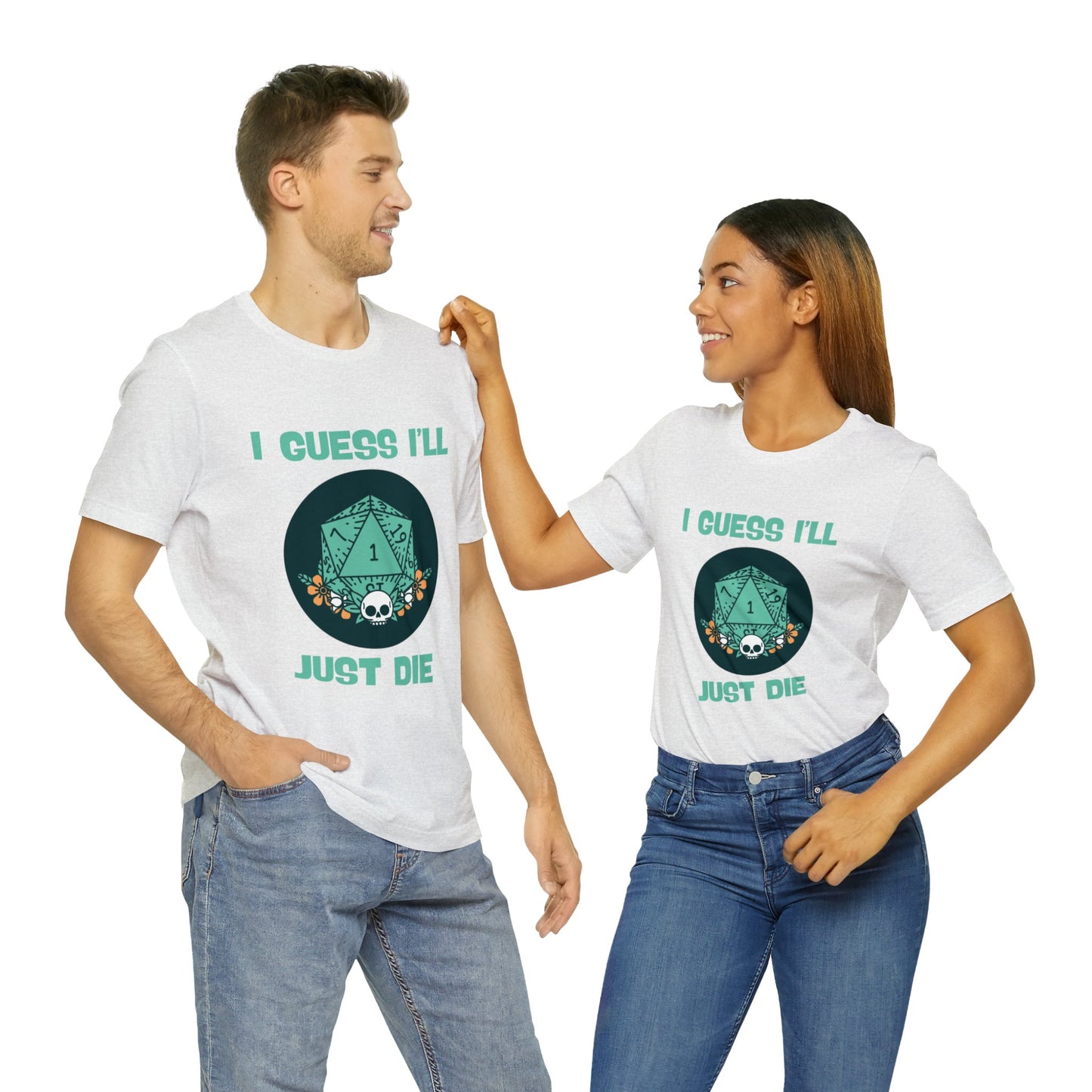 Dungeons & Dragons - Guess I'll Die Short Sleeve Tee