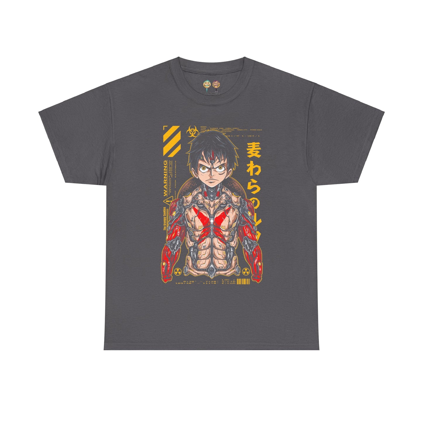 One Piece - Mecha Luffy Print Unisex Heavy Cotton Tee