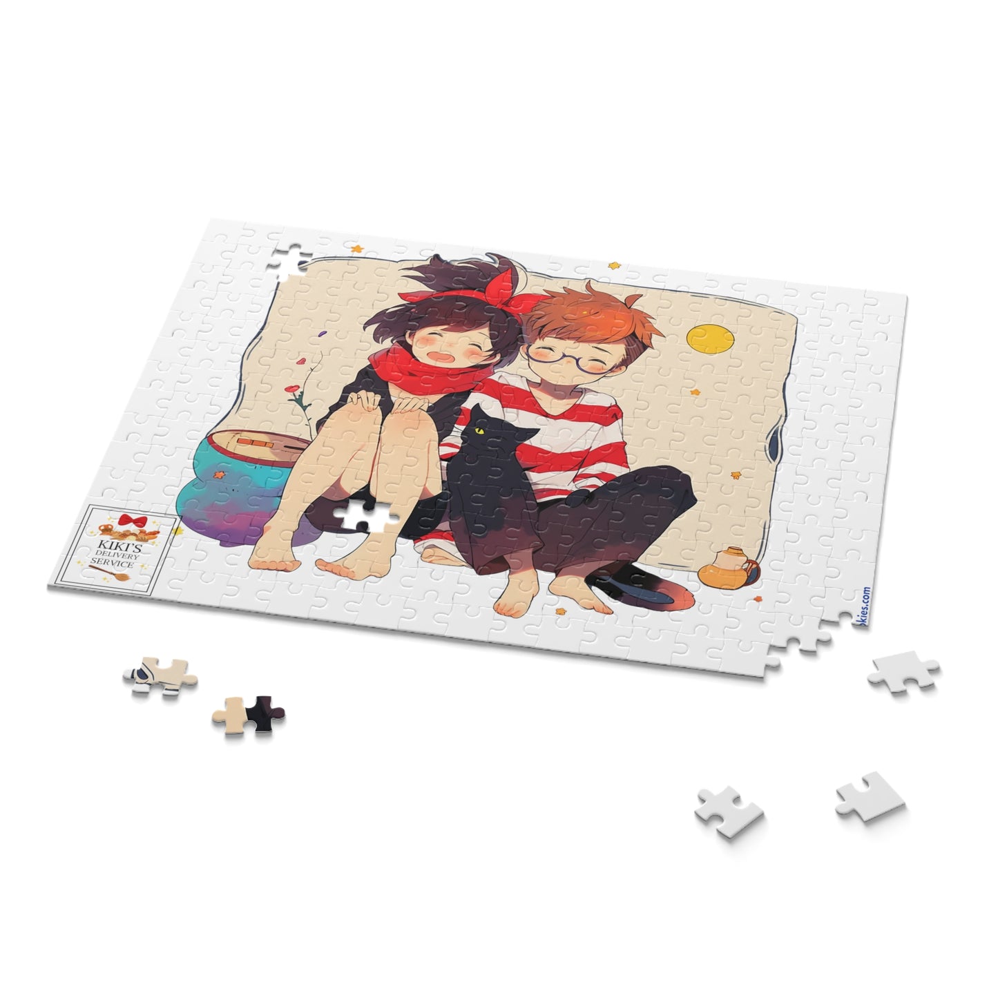 Studio Ghibli - Kiki's Delivery Service - Kiki Loves Tombo & Jiji Puzzle (120, 252, 500-Piece)