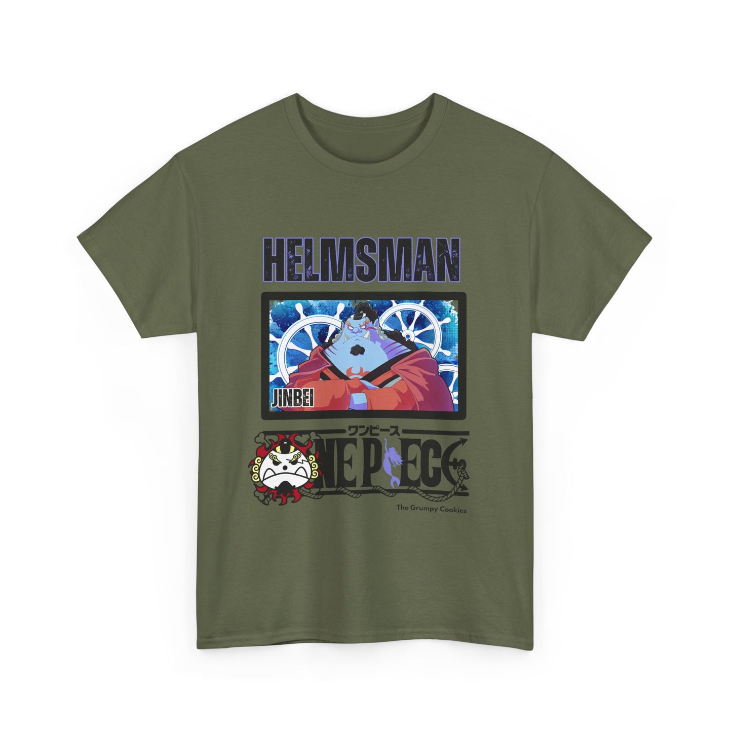 One Piece - Helmsman Jimbei Unisex Heavy Cotton Tee