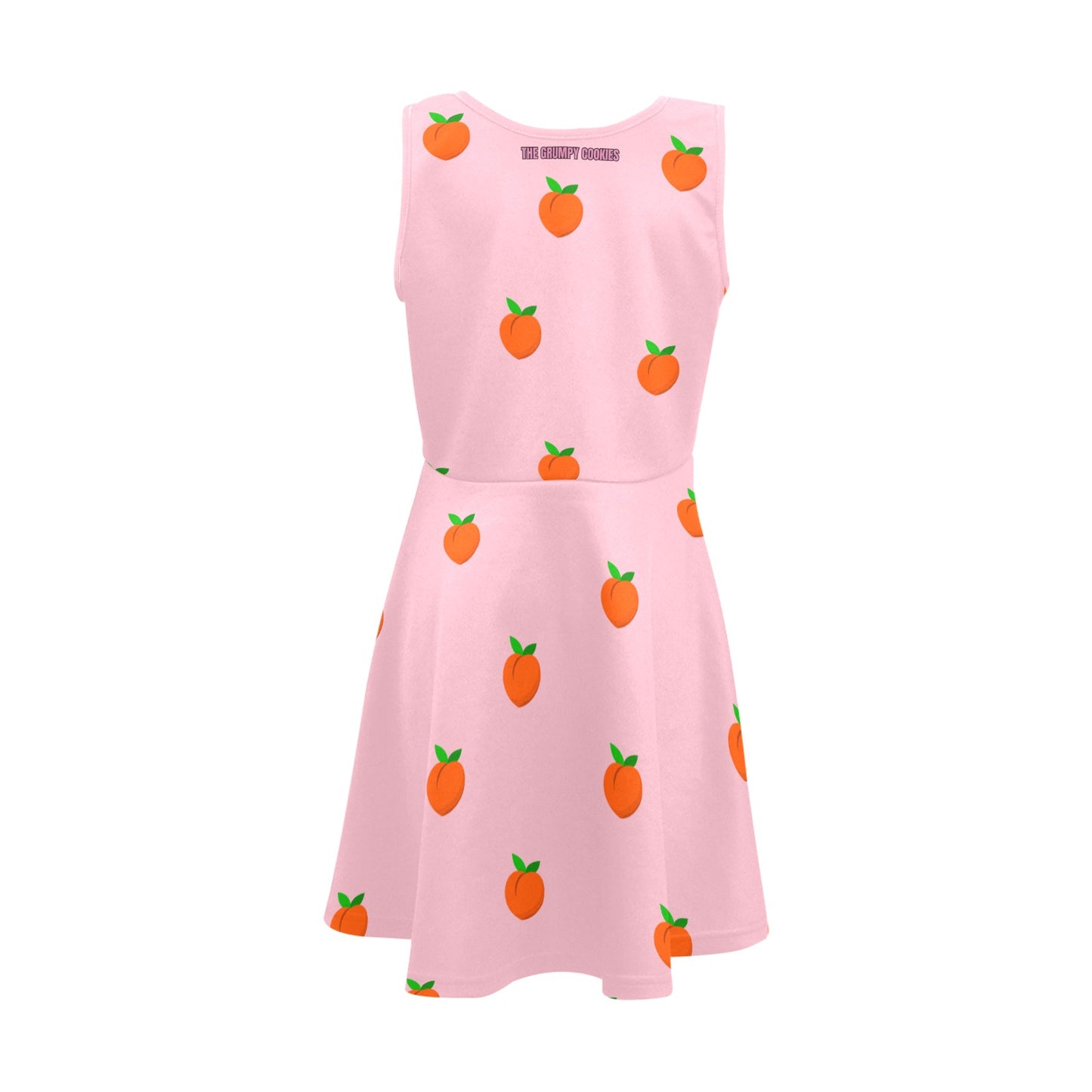Mario Bros. - Bowser Loves Peaches Peaches Peaches Peaches Peaches Girl's Sleeveless Sundress
