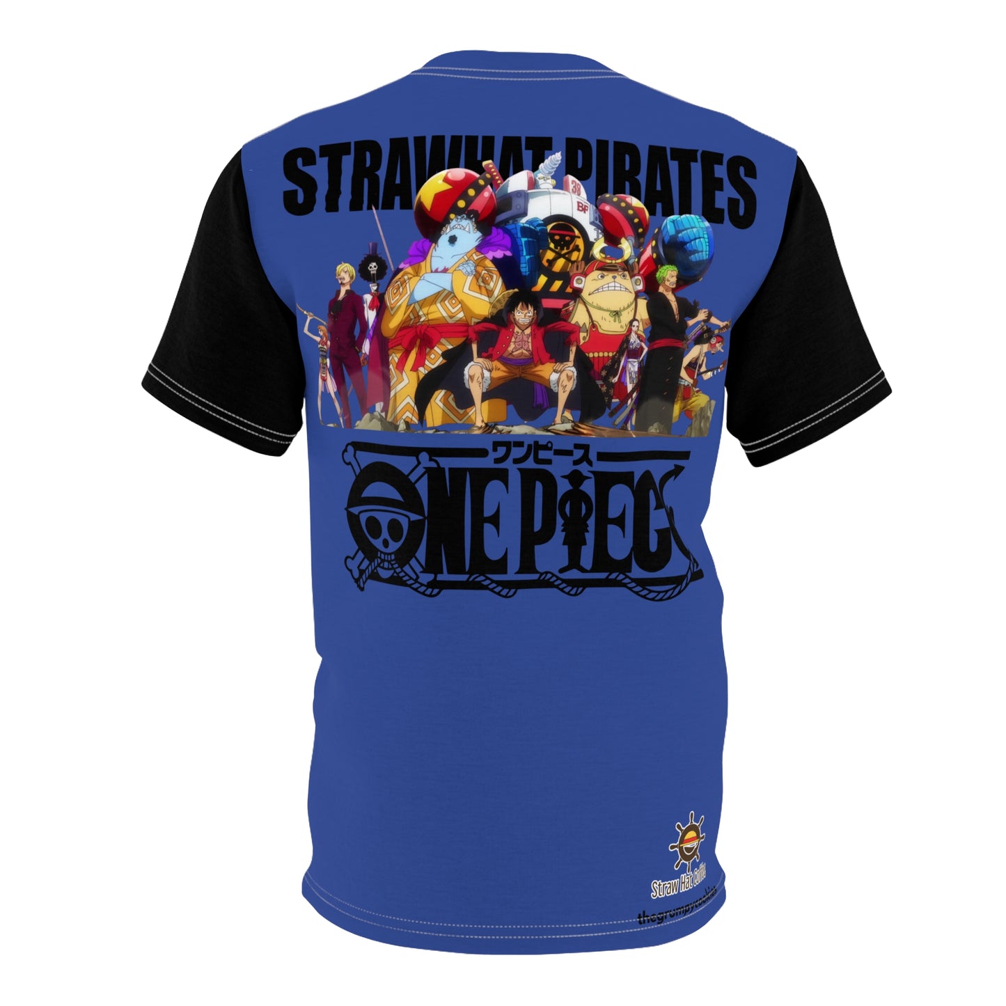 Straw Hat Coffee - Blue Team Crew Tee Unisex Cut & Sew Tee