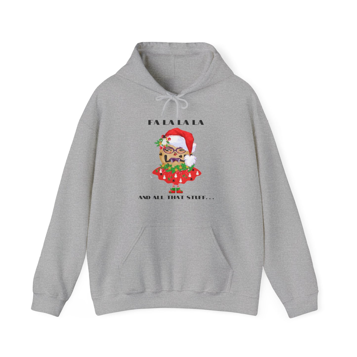 The Grumpy Cookies - Katrina Fa La La La Unisex Heavy Blend™ Hooded Sweatshirt