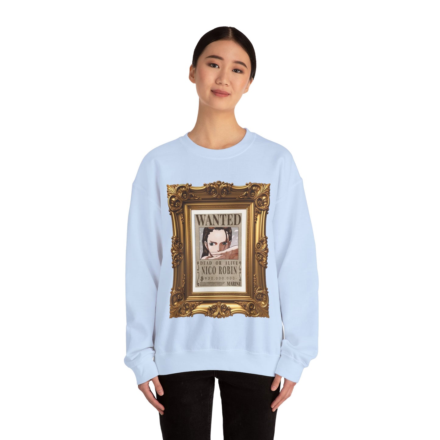 One Piece - Fine Art Robin Unisex Heavy Blend™ Crewneck Sweatshirt
