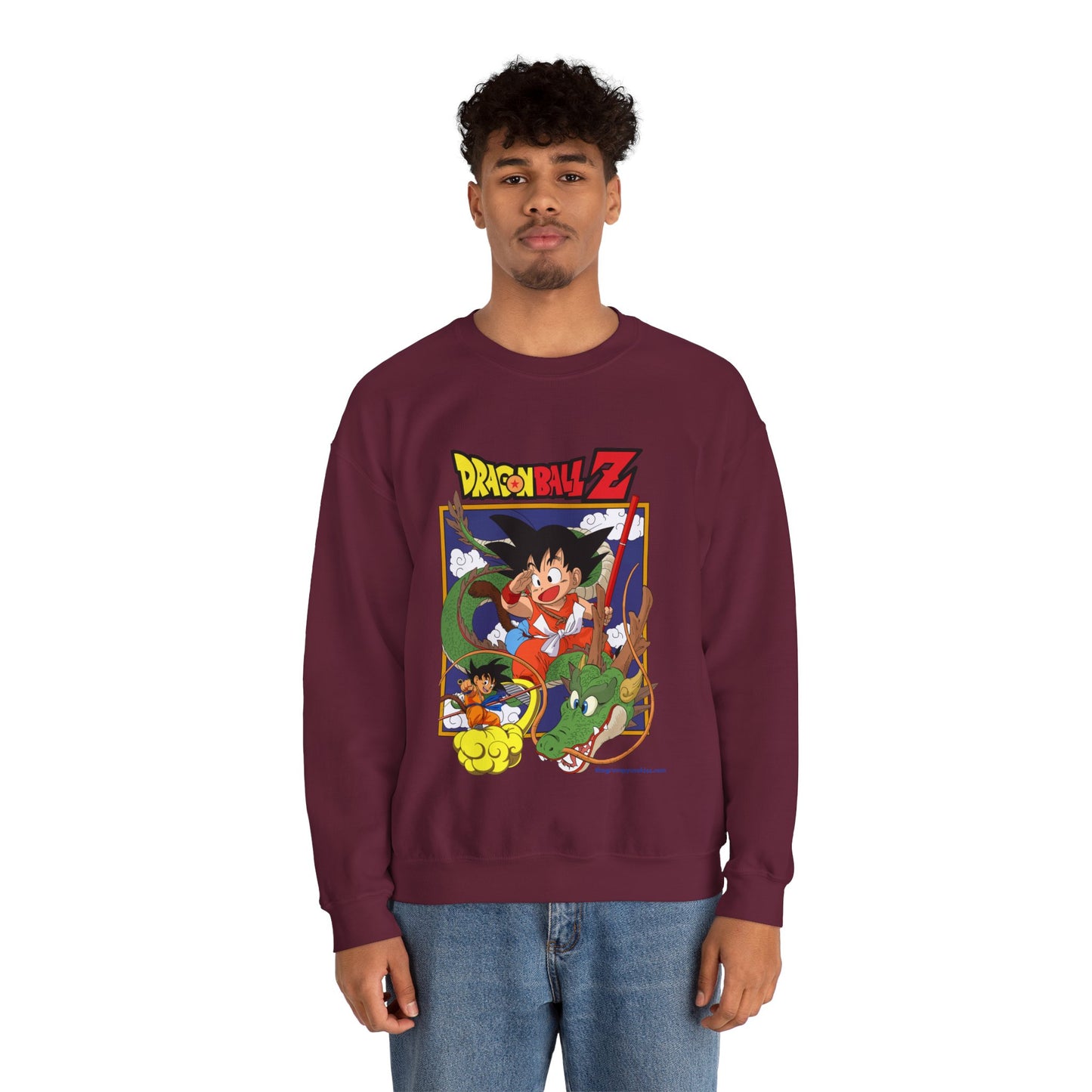 Dragon Ball - Old School DBZ Unisex Heavy Blend™ Crewneck Sweatshirt