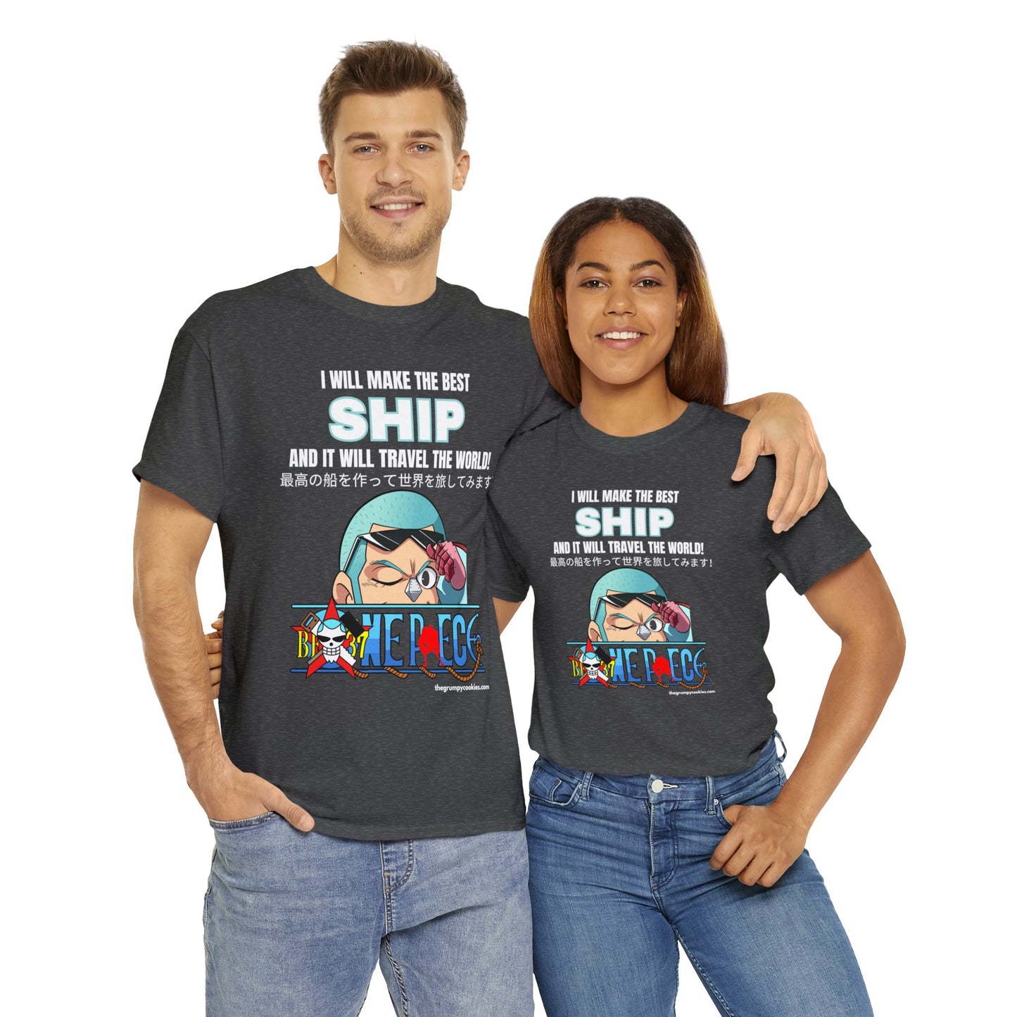 One Piece - World's Greatest Shipwright Unisex Heavy Cotton Tee