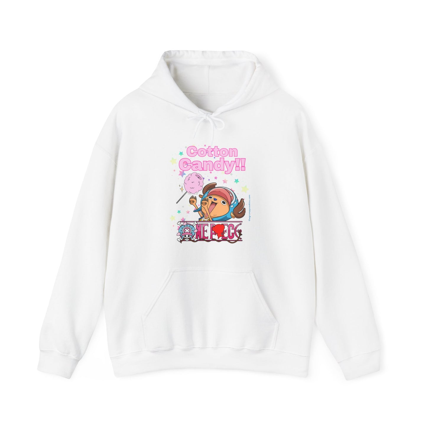 One Piece - Chopper loves Cotton Candy Unisex Heavy Blend™ Hooded Sweatshirt
