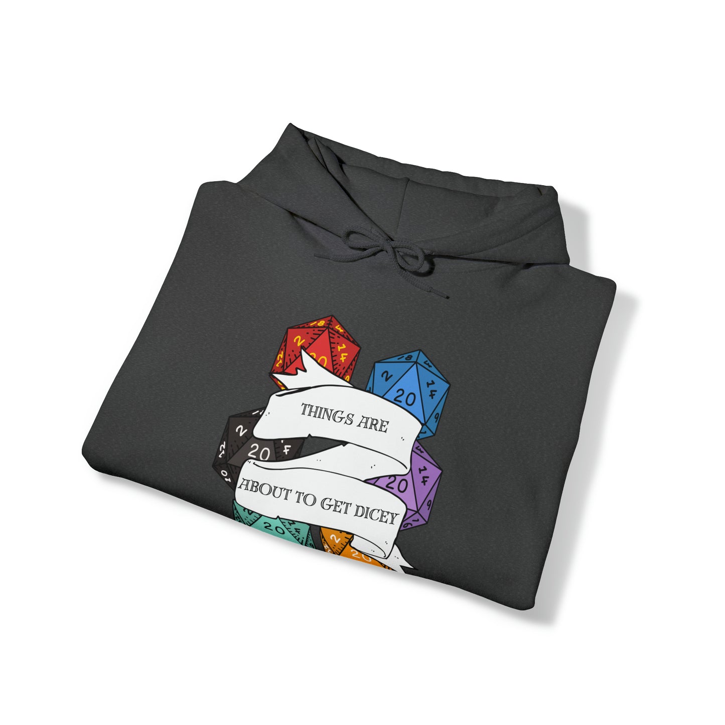 Dungeons & Dragons - Dicey Unisex Heavy Blend™ Hooded Sweatshirt