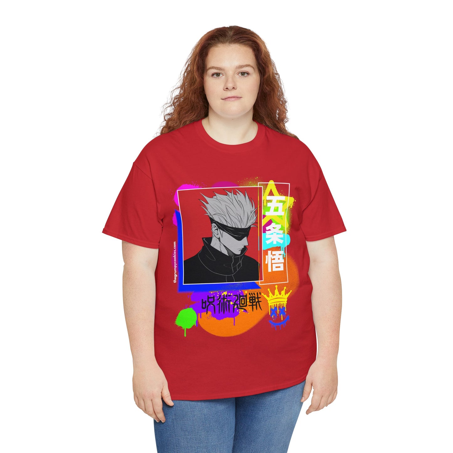 Jujutsu Kaisen - Emo Gojo Unisex Heavy Cotton Tee