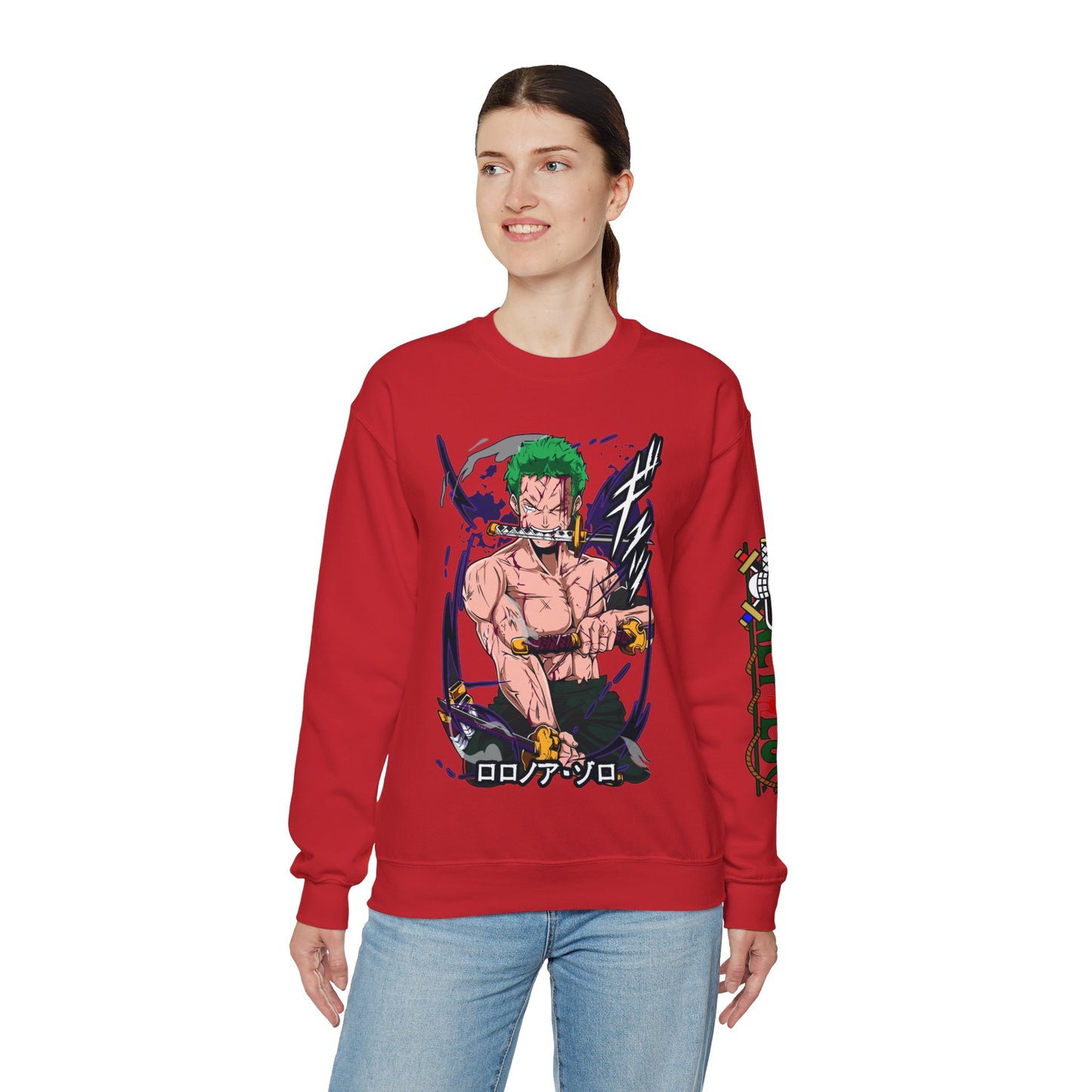One Piece - Zoro Unisex Heavy Blend™ Crewneck Sweatshirt