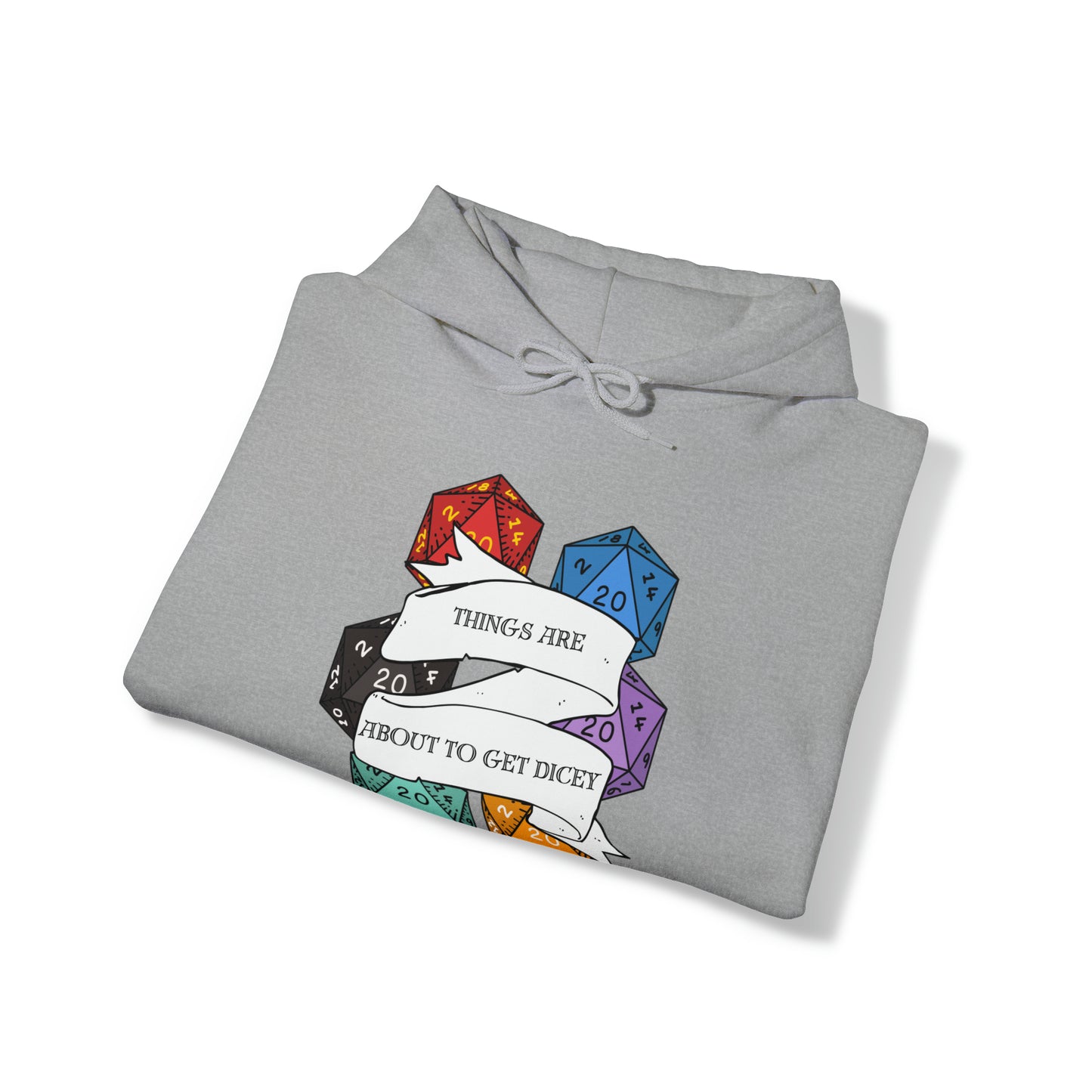 Dungeons & Dragons - Dicey Unisex Heavy Blend™ Hooded Sweatshirt
