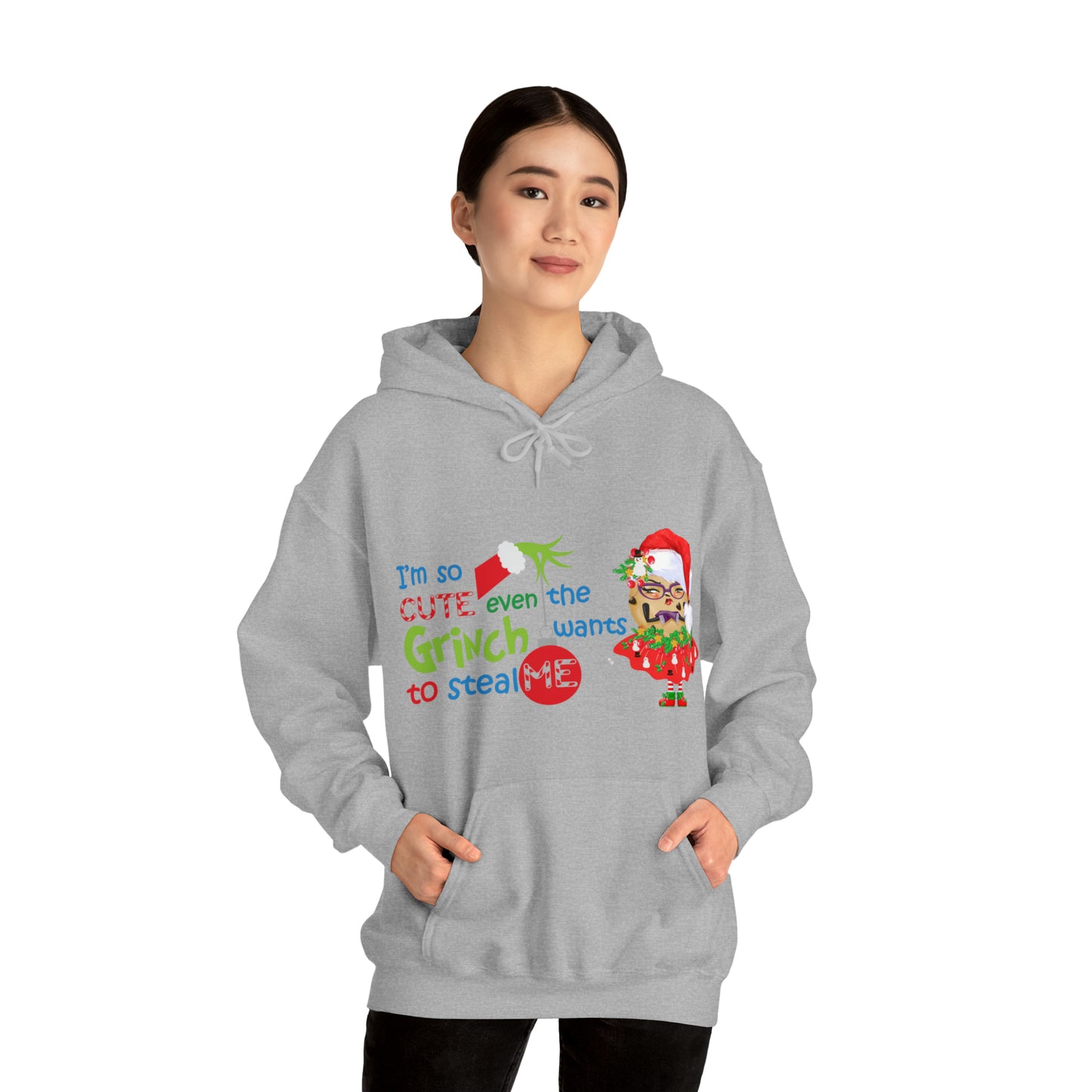The Grumpy Cookies - Even the Grinch Loves TGC Unisex Heavy Blend™ Hooded Sweatshirt