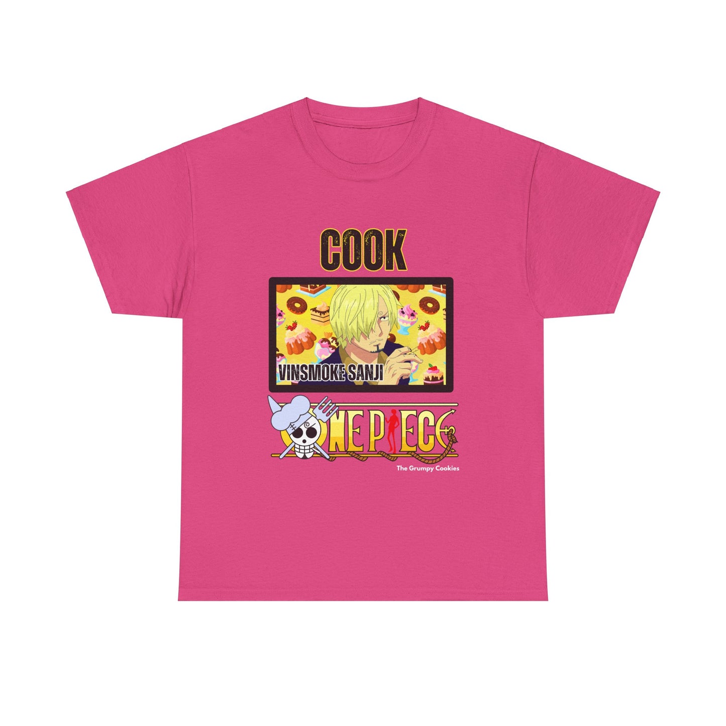 One Piece - Cook Sanji Unisex Heavy Cotton Tee