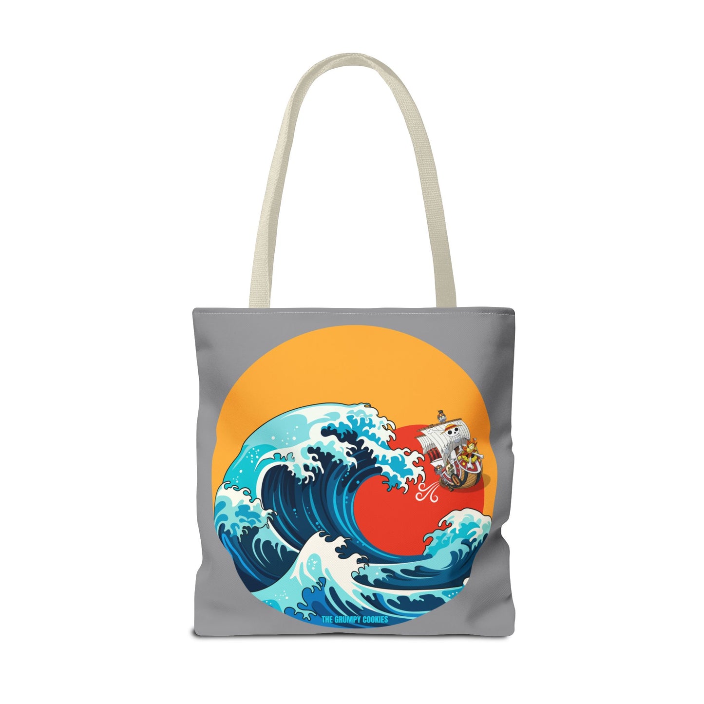 One Piece - Riding the Wave Grey Tote Bag
