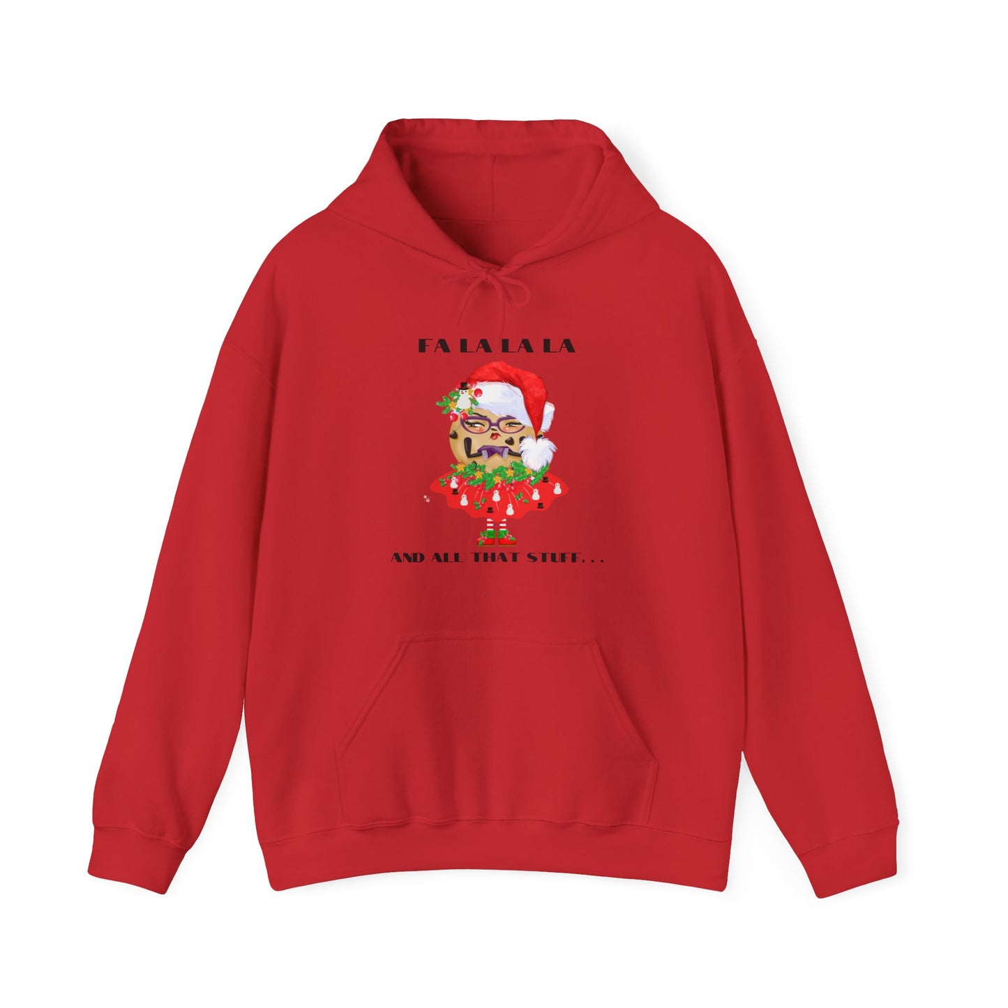 The Grumpy Cookies - Katrina Fa La La La Unisex Heavy Blend™ Hooded Sweatshirt