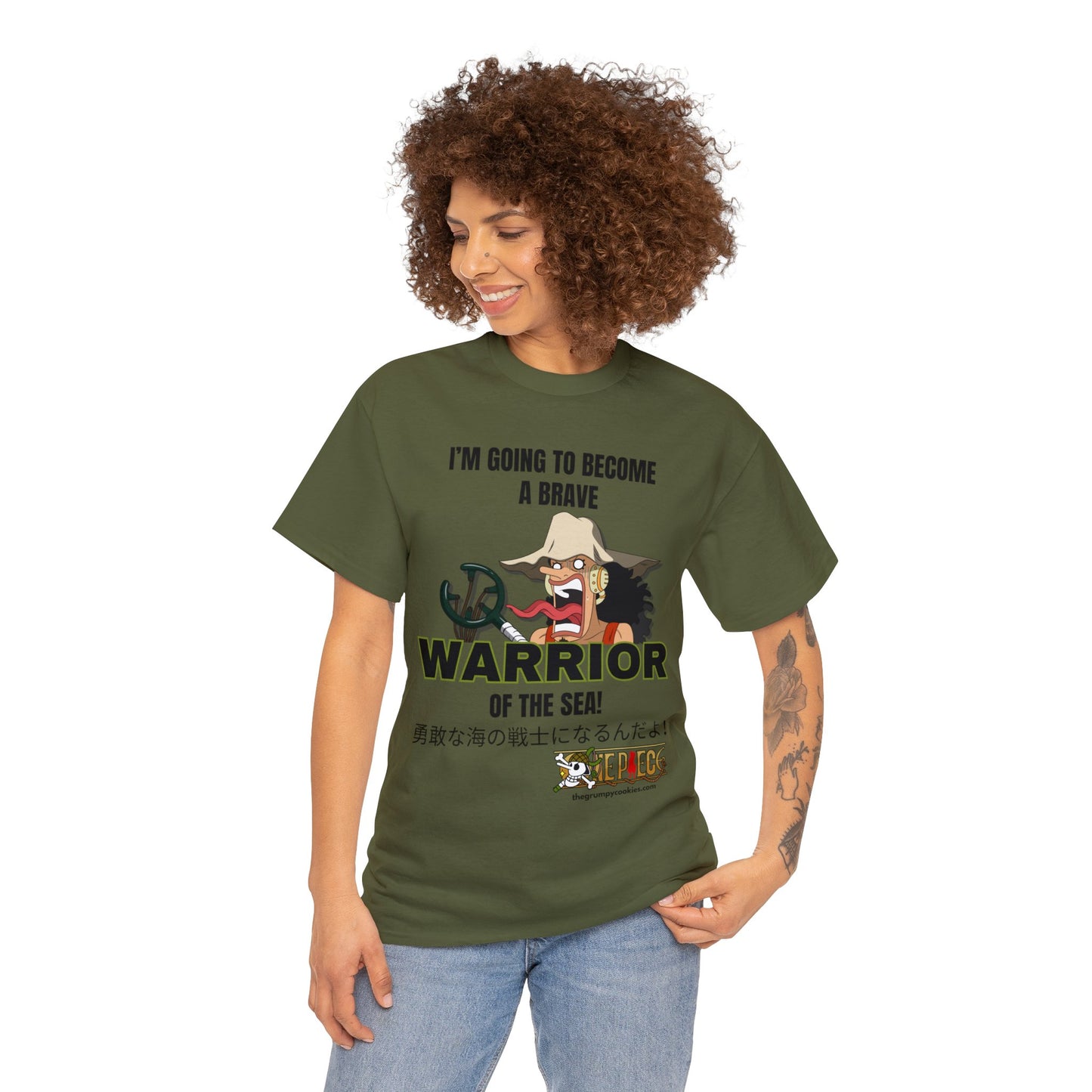 One Piece - Brave-ish Warrior of the Sea Unisex Heavy Cotton Tee