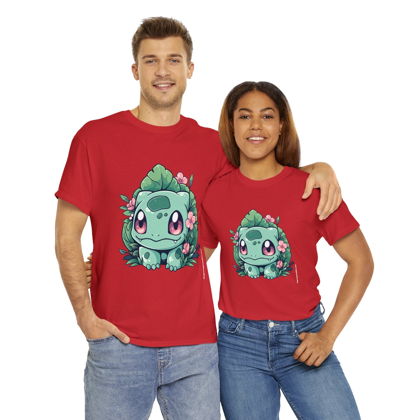 Pokemon - Flowering Bulba Unisex Heavy Cotton Tee