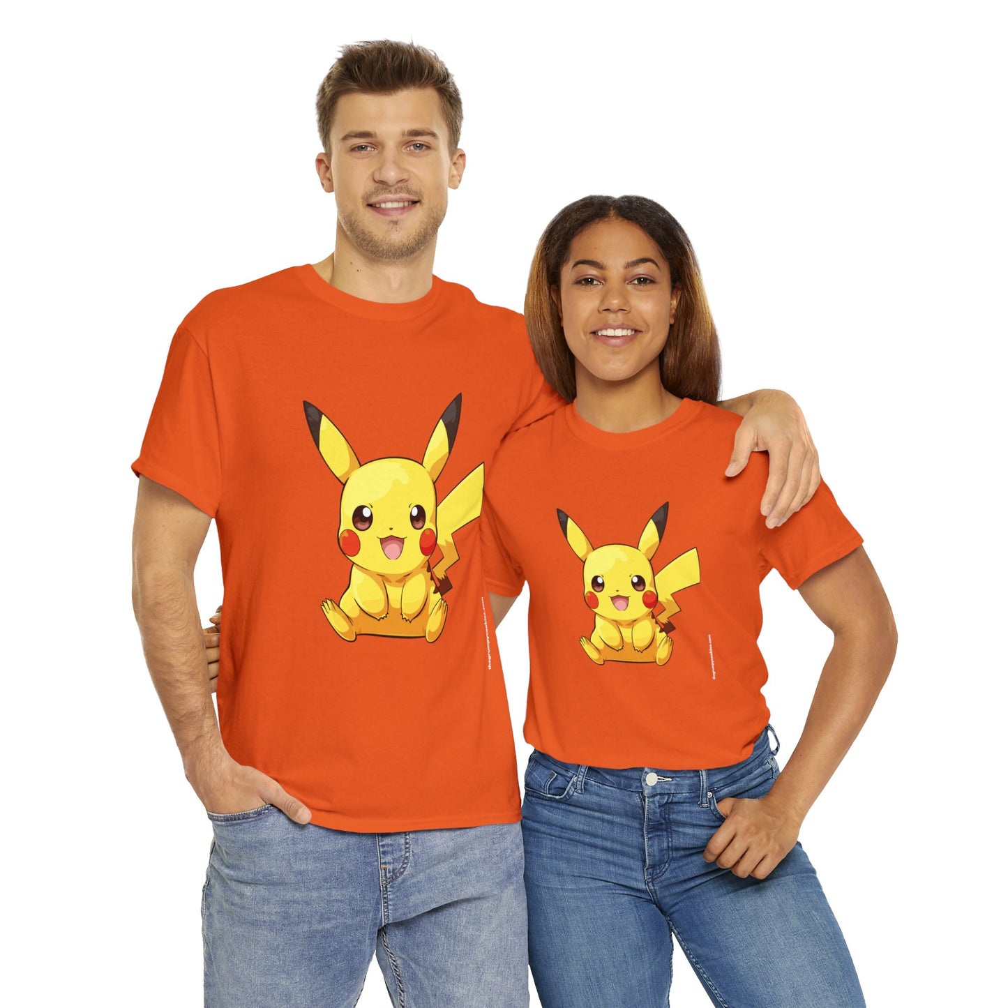 Pokemon - Pika P Unisex Heavy Cotton Tee