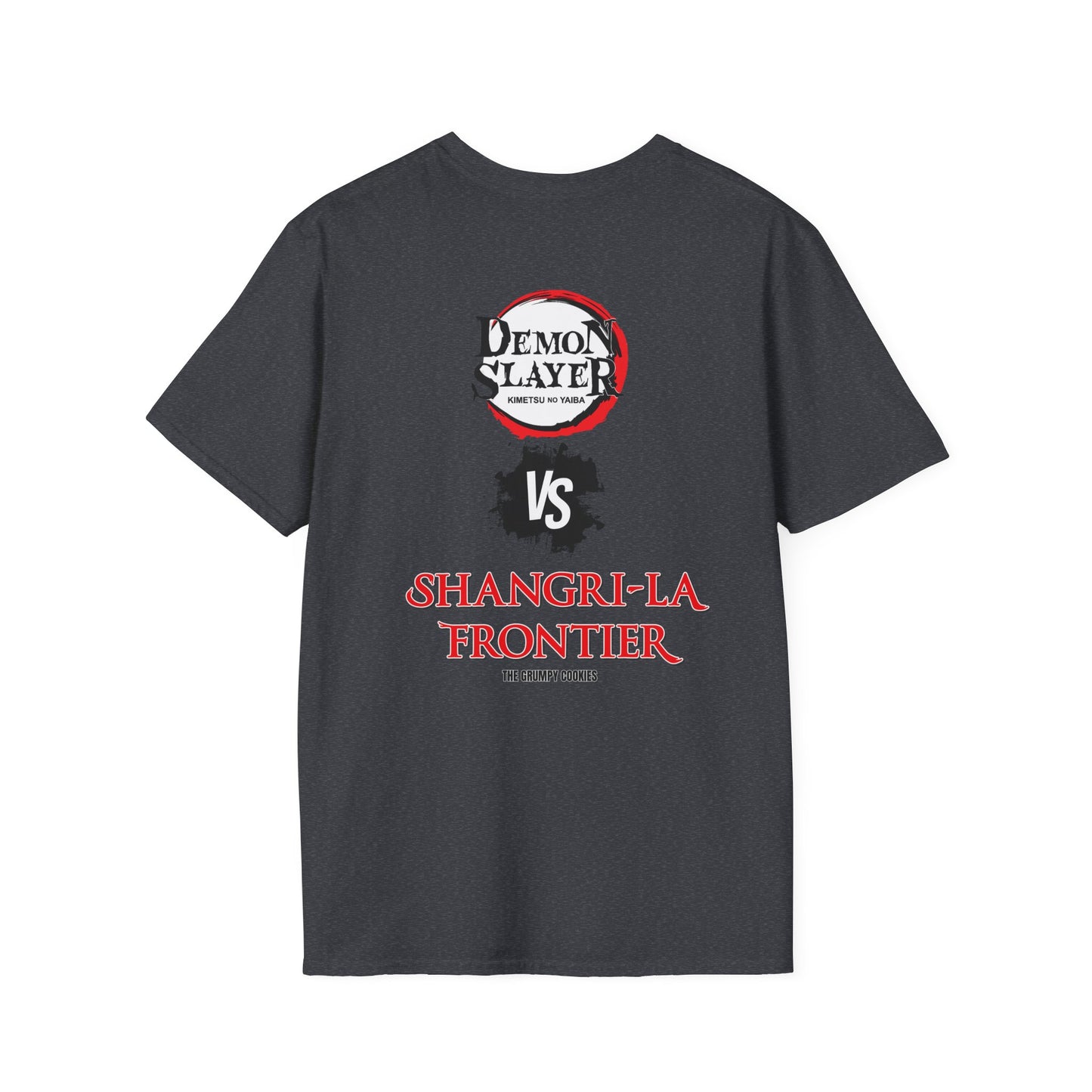 Shangri-la Frontier vs Demon Slayer- Boar Head vs Bird Brain Graphic Tee