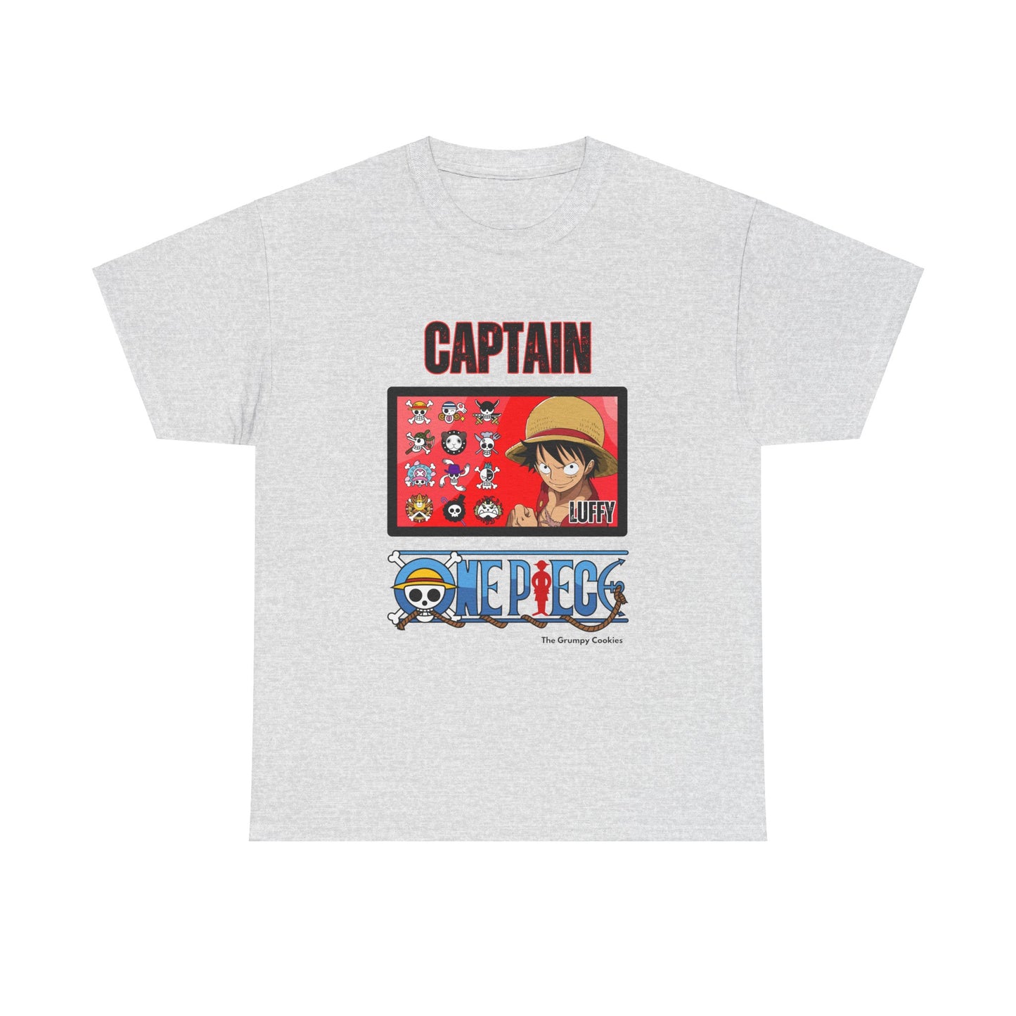 One Piece - Captain Luffy Unisex Heavy Cotton Tee