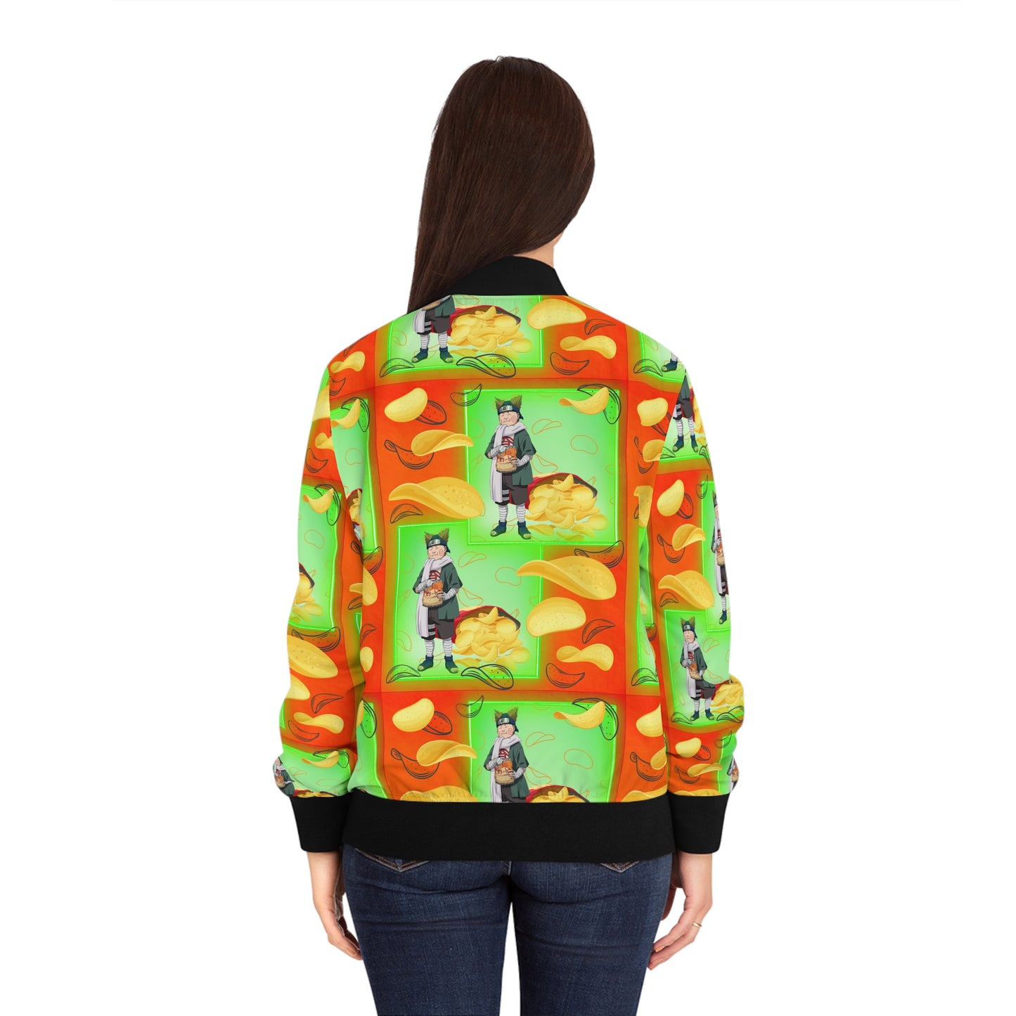 Naruto - Choji's All That and a Bag of Chips Women's Bomber Jacket
