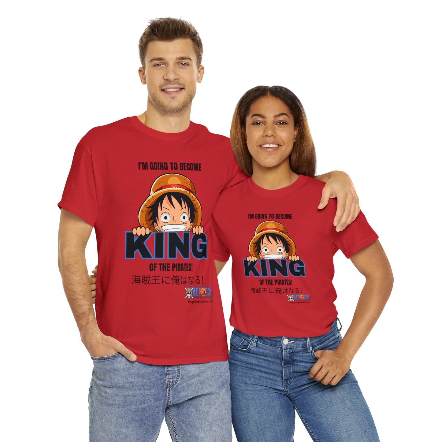 One Piece - King of the Pirates Unisex Heavy Cotton Tee