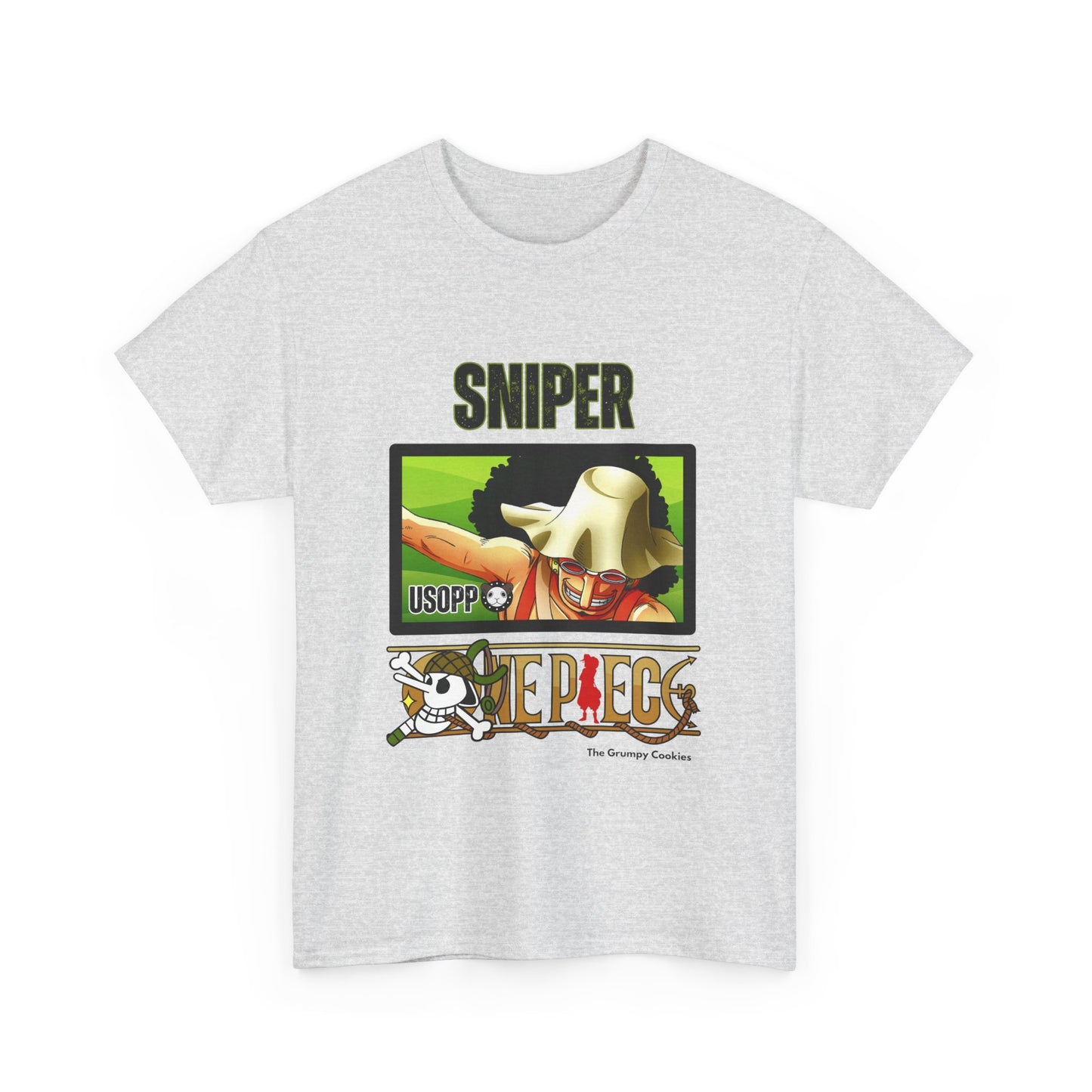 One Piece - Sniper Usopp Unisex Heavy Cotton Tee