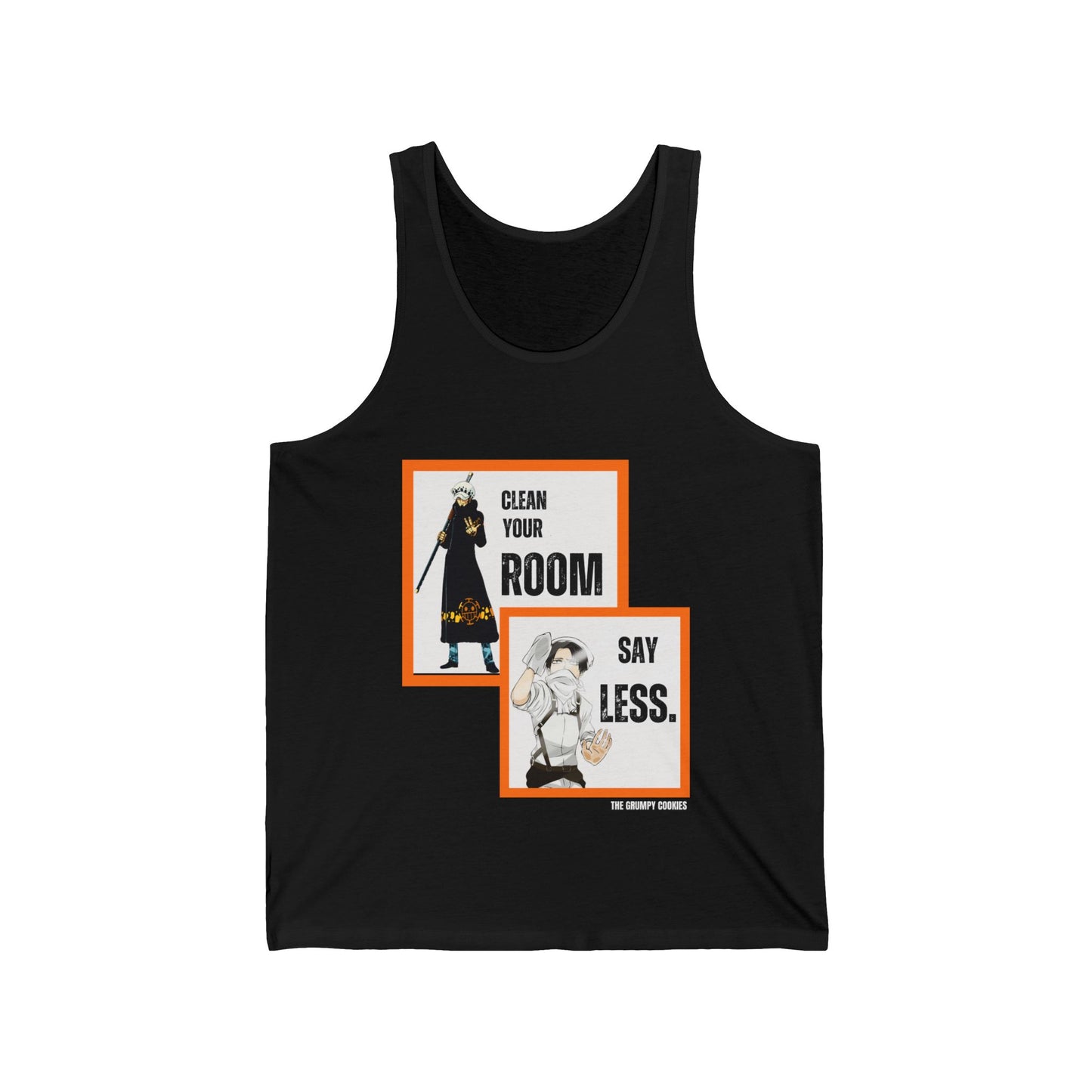 One Piece - Say Less Levi x Law Crossover Men's Jersey Tank