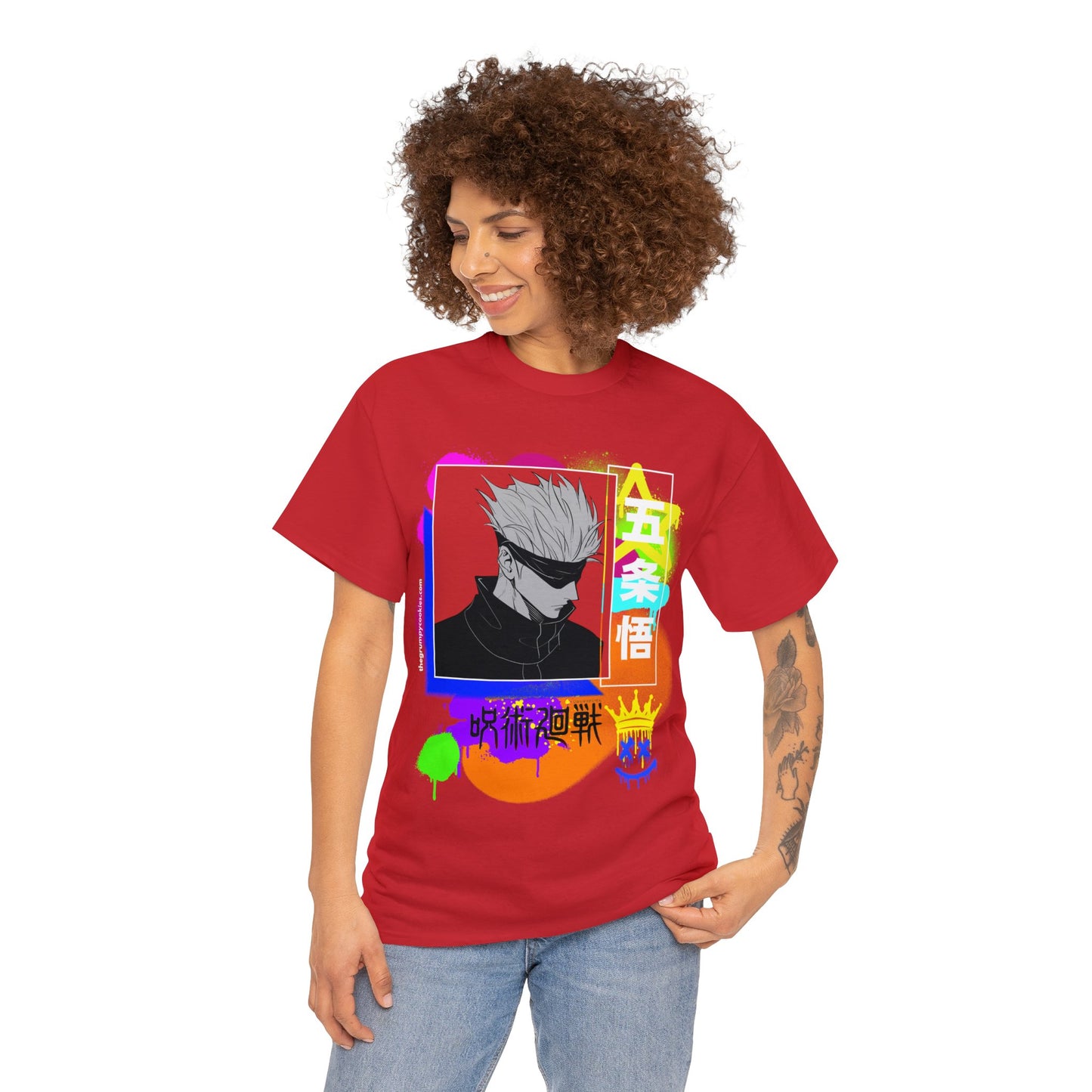 Jujutsu Kaisen - Emo Gojo Unisex Heavy Cotton Tee