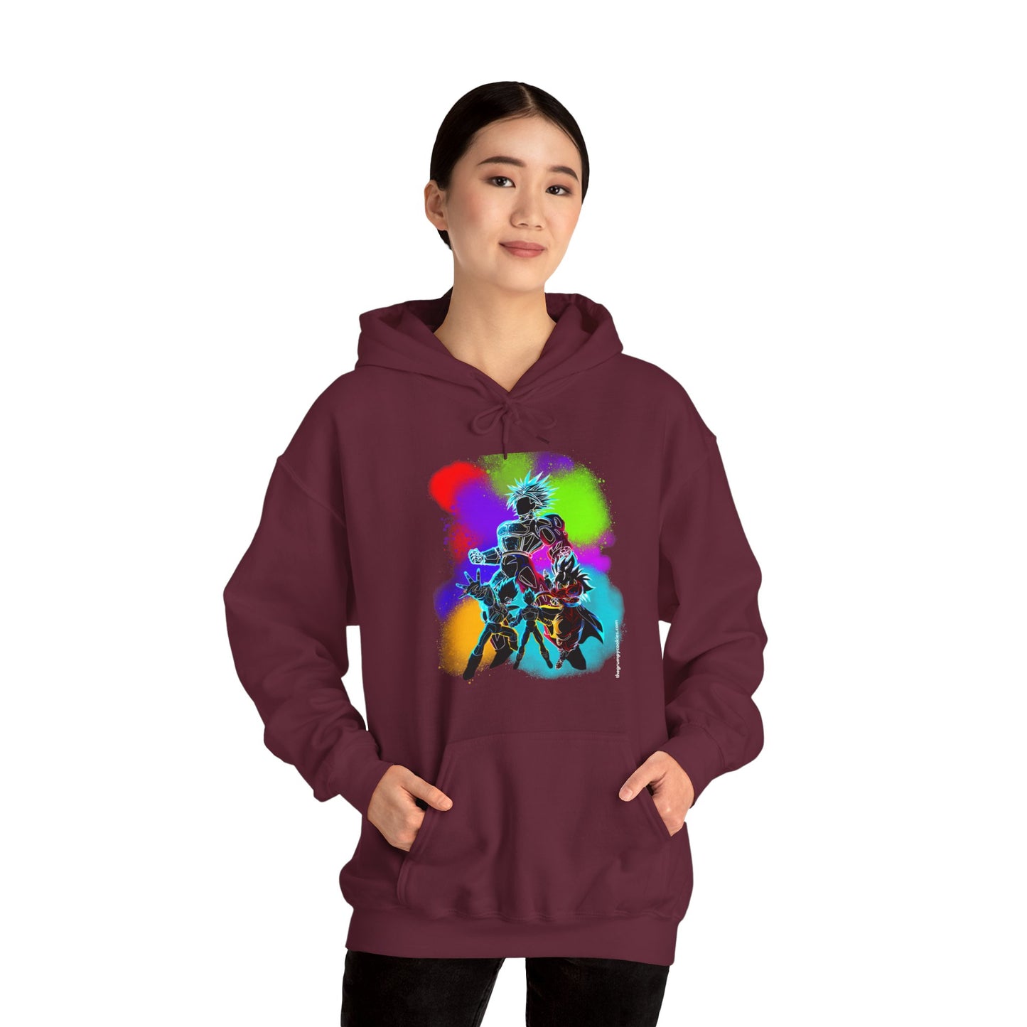 Dragon Ball - Technicolor Unisex Heavy Blend™ Hooded Sweatshirt