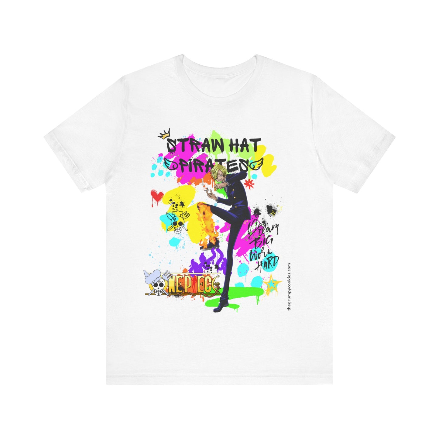 One Piece - Graffiti Sanji Unisex Jersey Short Sleeve Tee