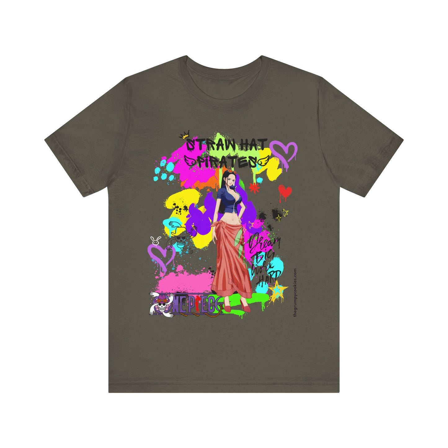 One Piece - Graffiti Robin Unisex Jersey Short Sleeve Tee