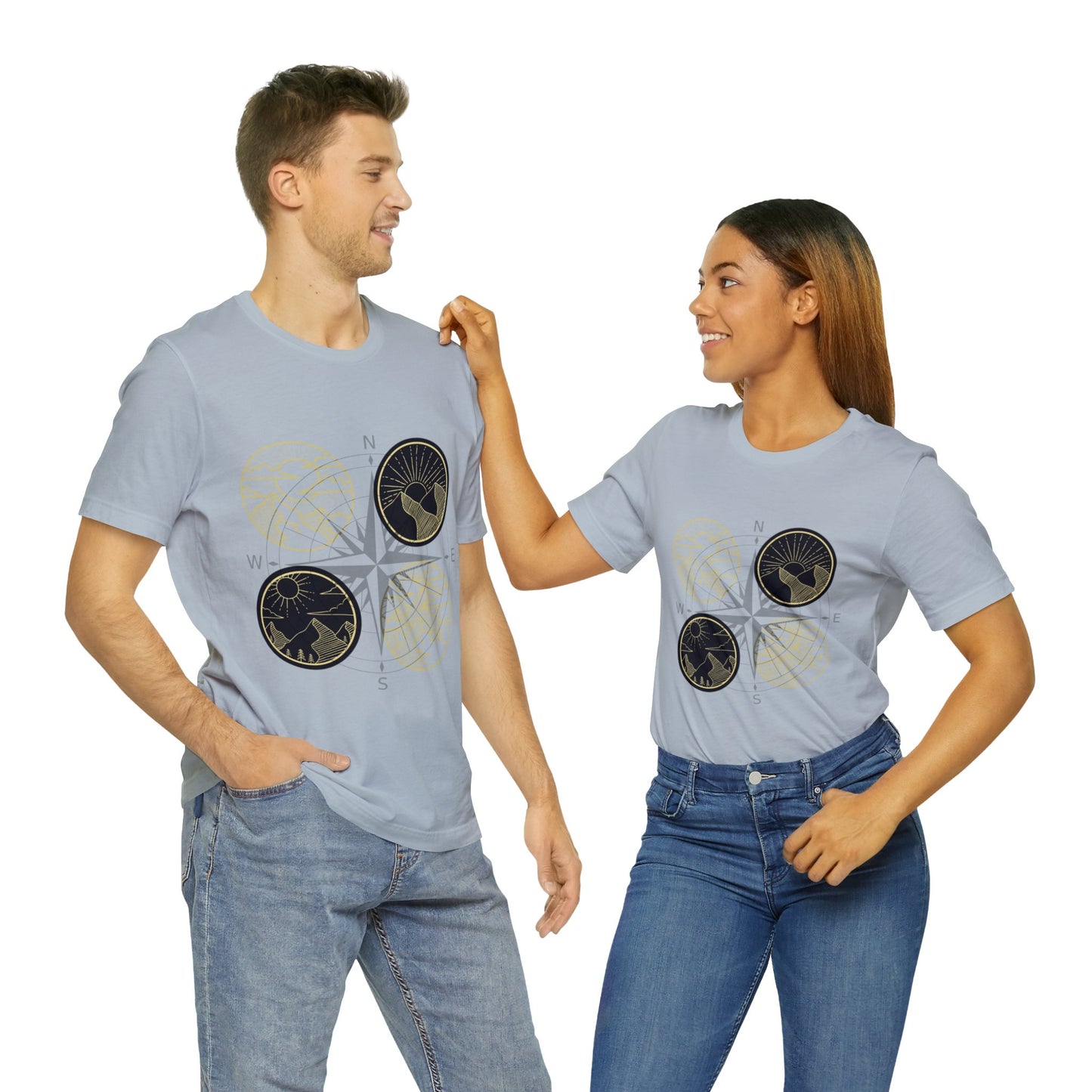 The Grumpy Cookies - Compass Short Sleeve Tee