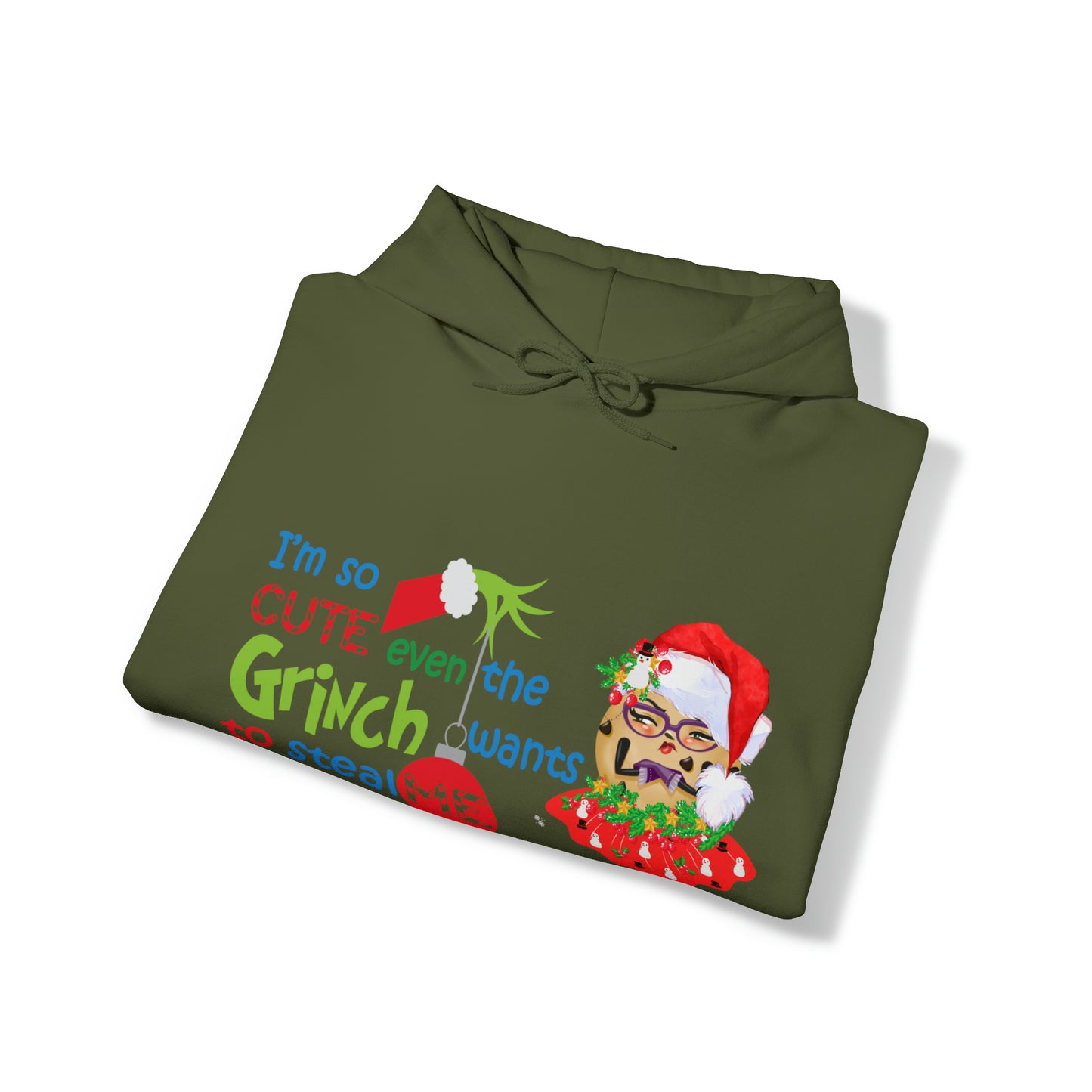 The Grumpy Cookies - Even the Grinch Loves TGC Unisex Heavy Blend™ Hooded Sweatshirt