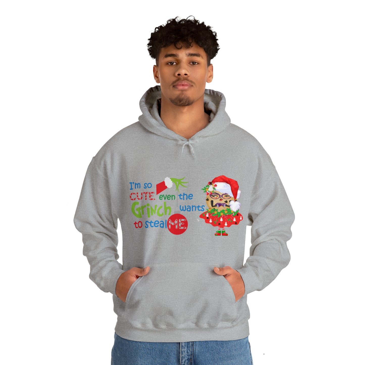 The Grumpy Cookies - Even the Grinch Loves TGC Unisex Heavy Blend™ Hooded Sweatshirt