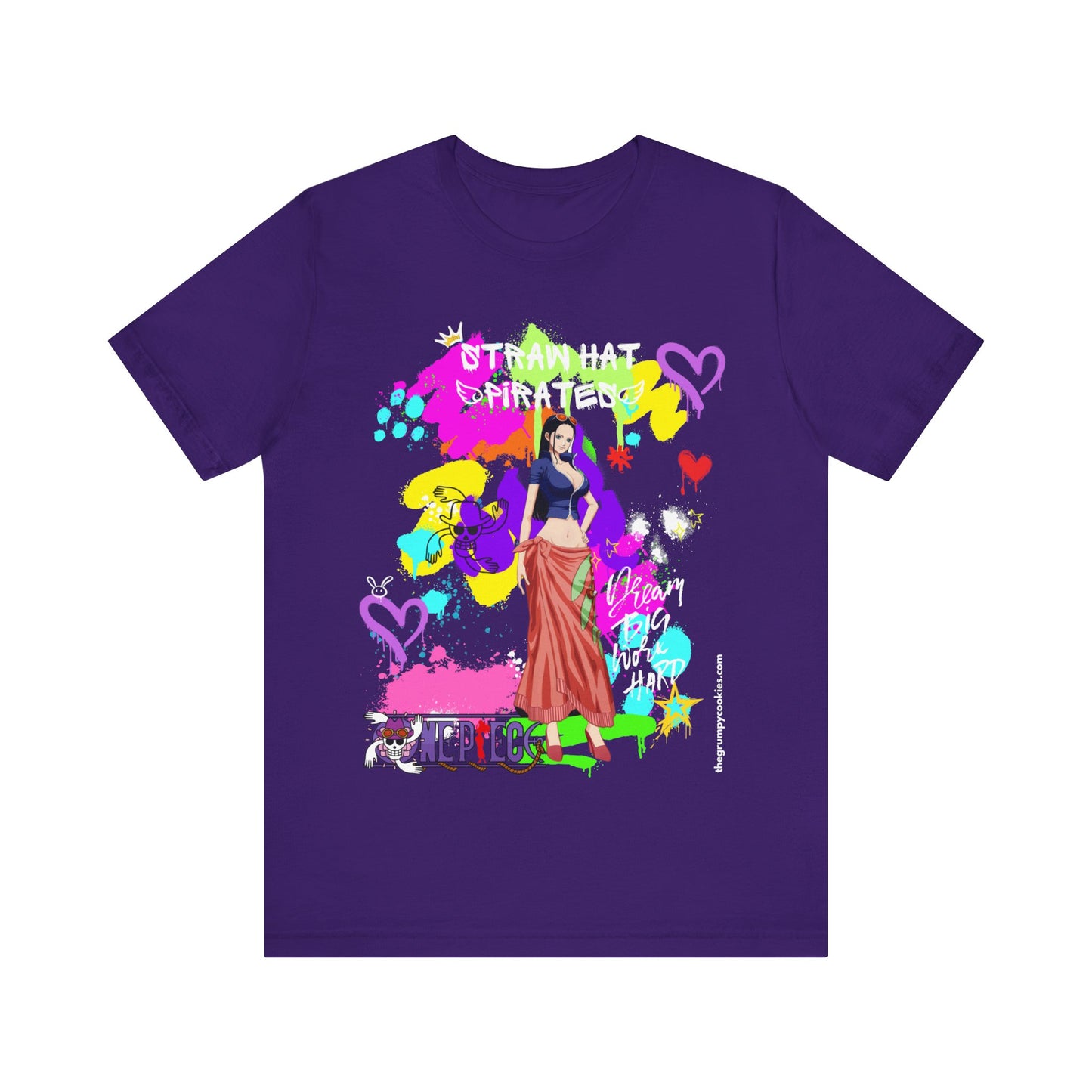 One Piece - Graffiti Robin Unisex Jersey Short Sleeve Tee