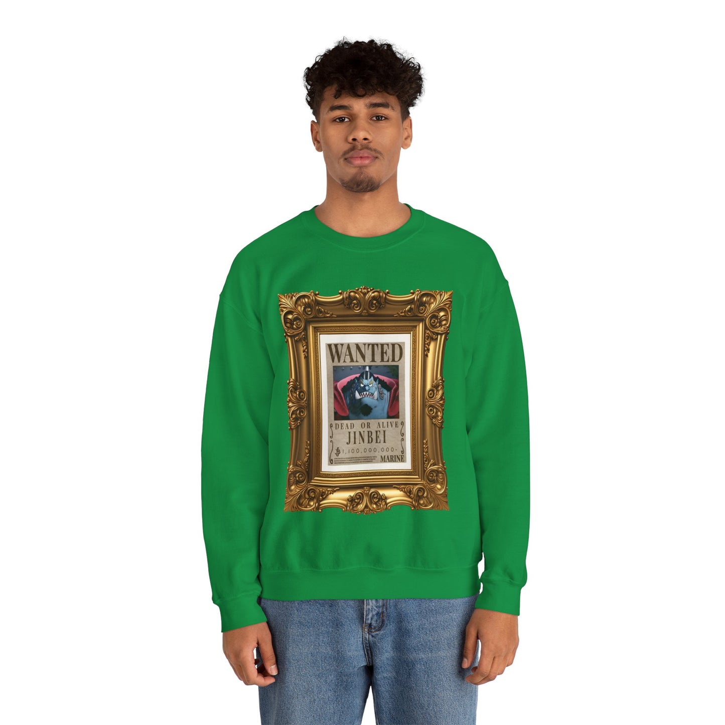 One Piece - Fine Art Jimbei Unisex Heavy Blend™ Crewneck Sweatshirt