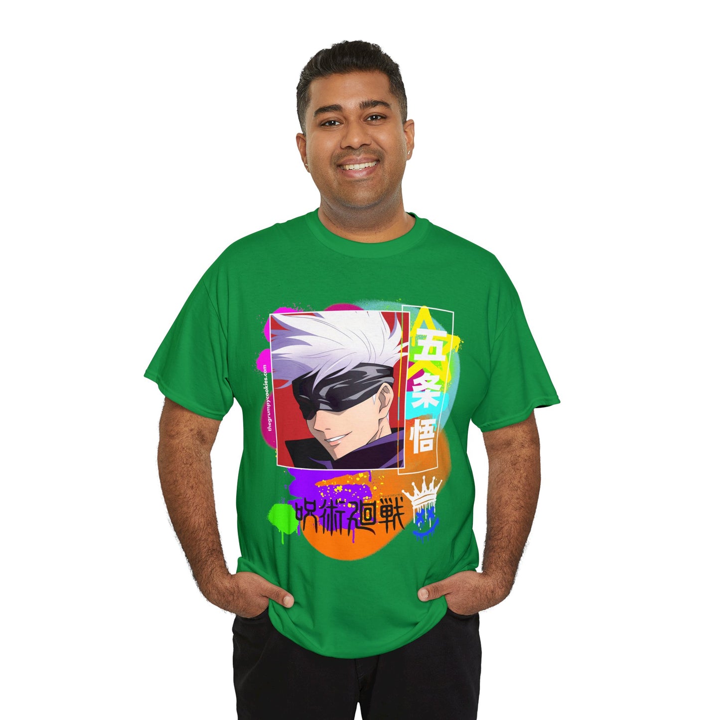 Jujutsu Kaisen - Gojo's Side Smile Unisex Heavy Cotton Tee