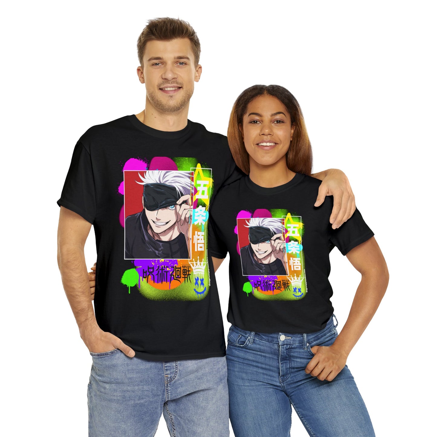 Jujutsu Kaisen - Peekaboo Gojo Unisex Heavy Cotton Tee