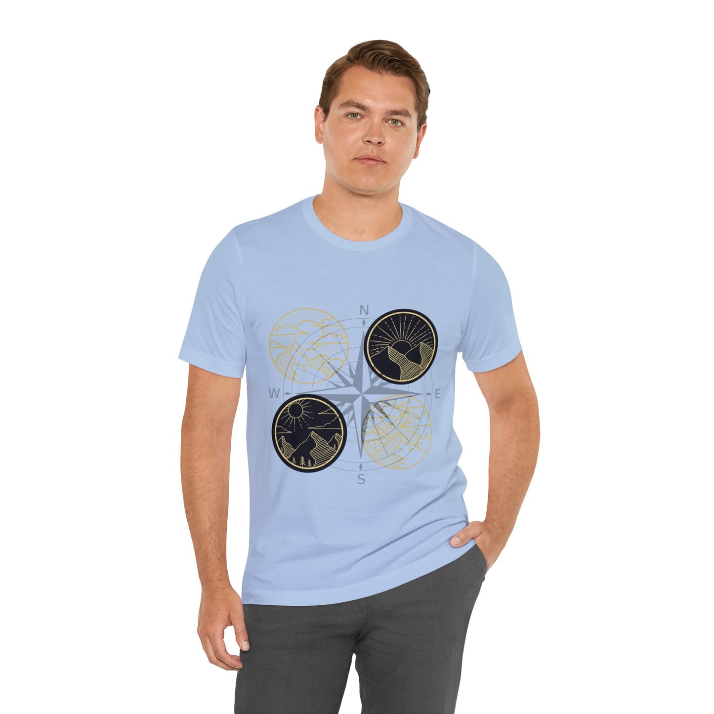 The Grumpy Cookies - Compass Short Sleeve Tee