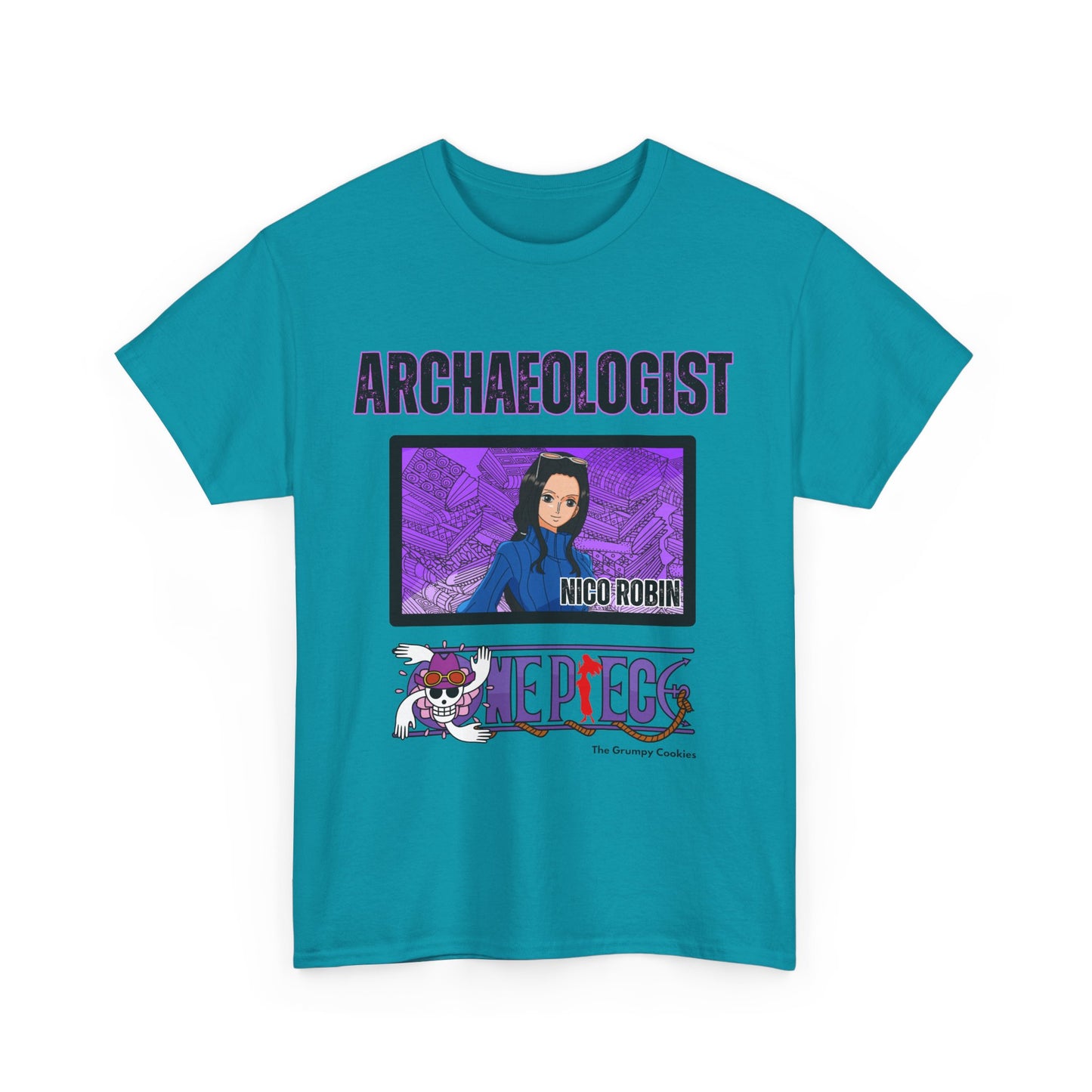 One Piece - Archaeologist Robin Unisex Heavy Cotton Tee